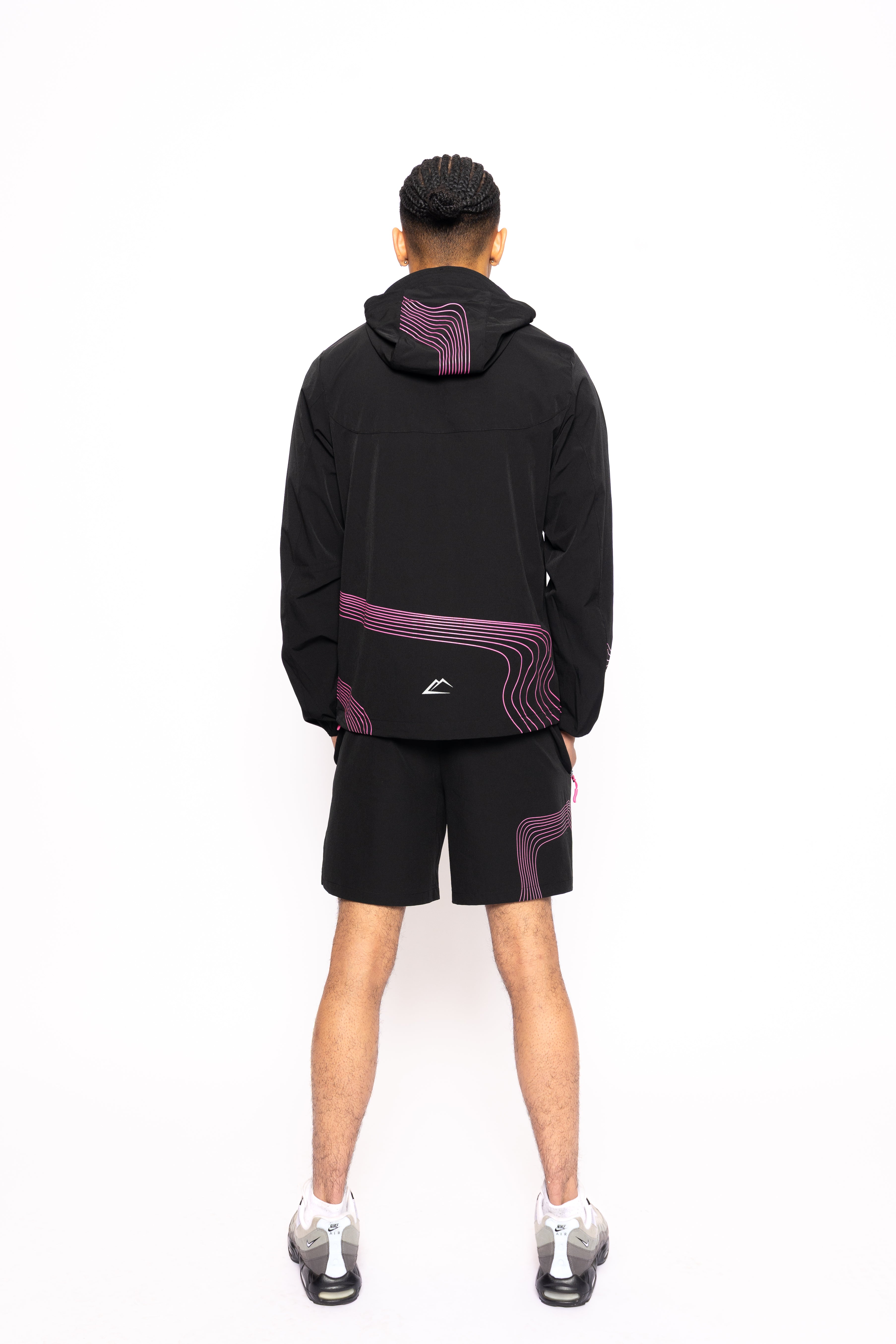Wave Shorts - Hyper Pink/Black