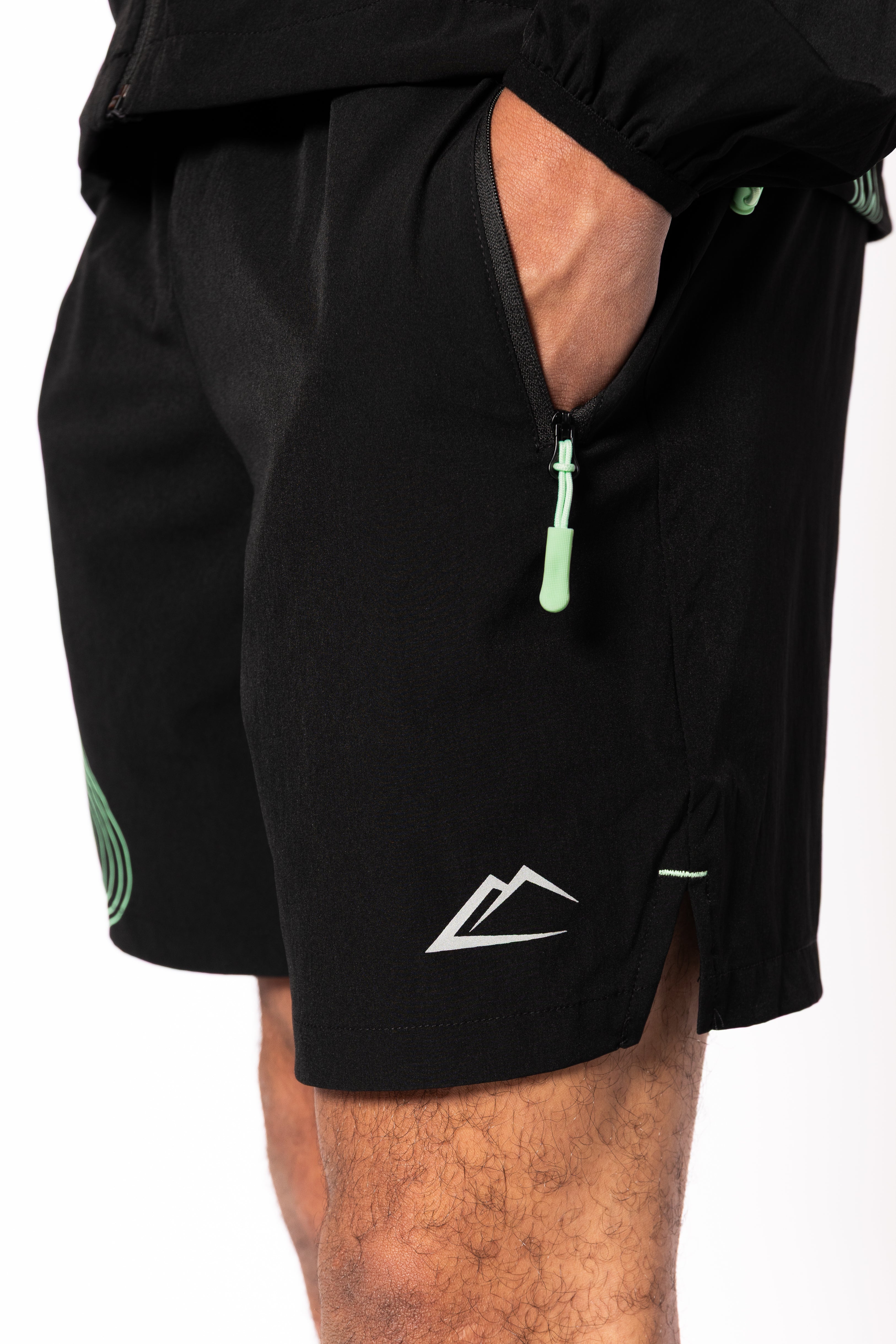 Wave Shorts - Vapourgreen/Black