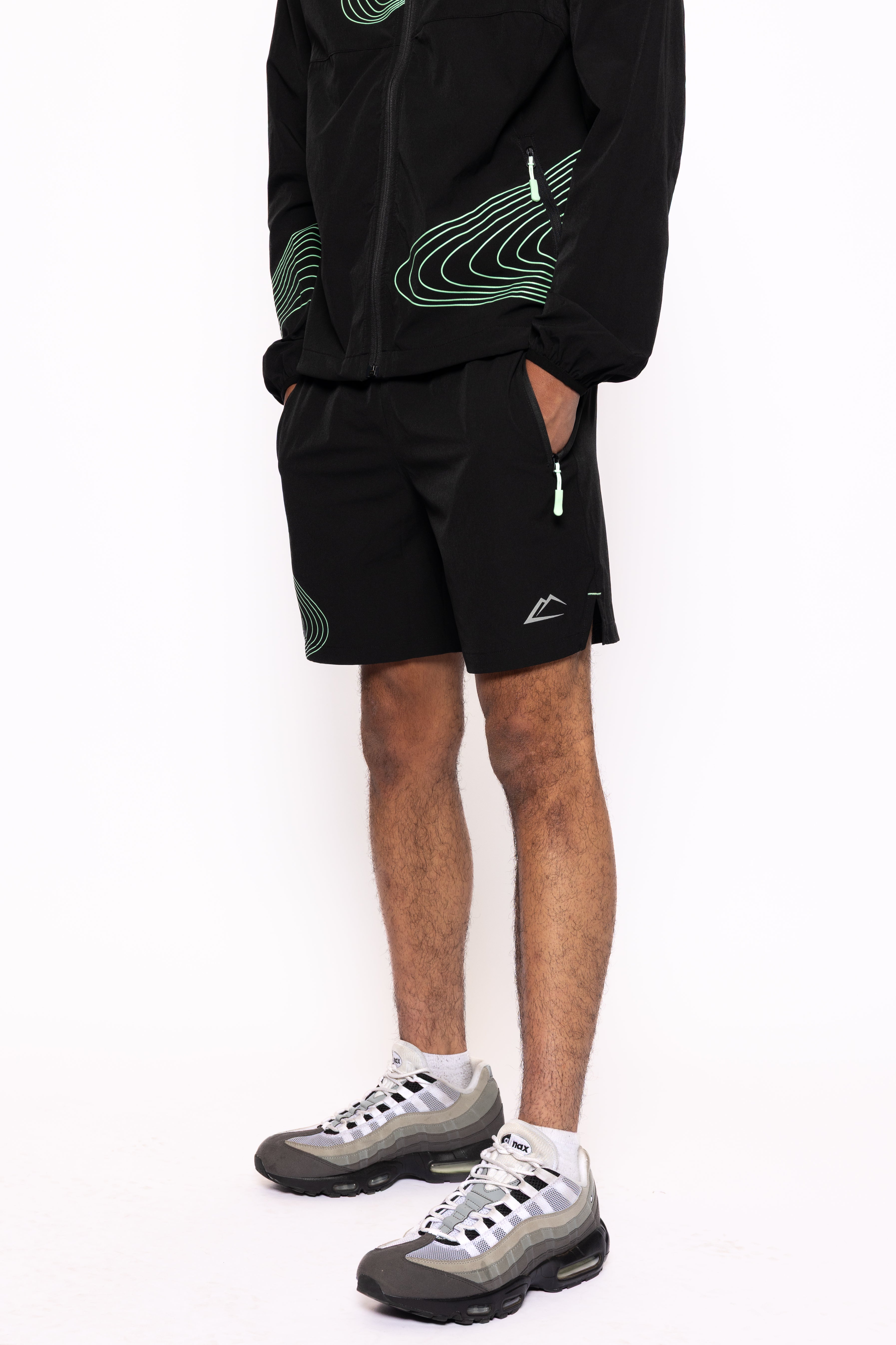 Wave Shorts - Vapourgreen/Black