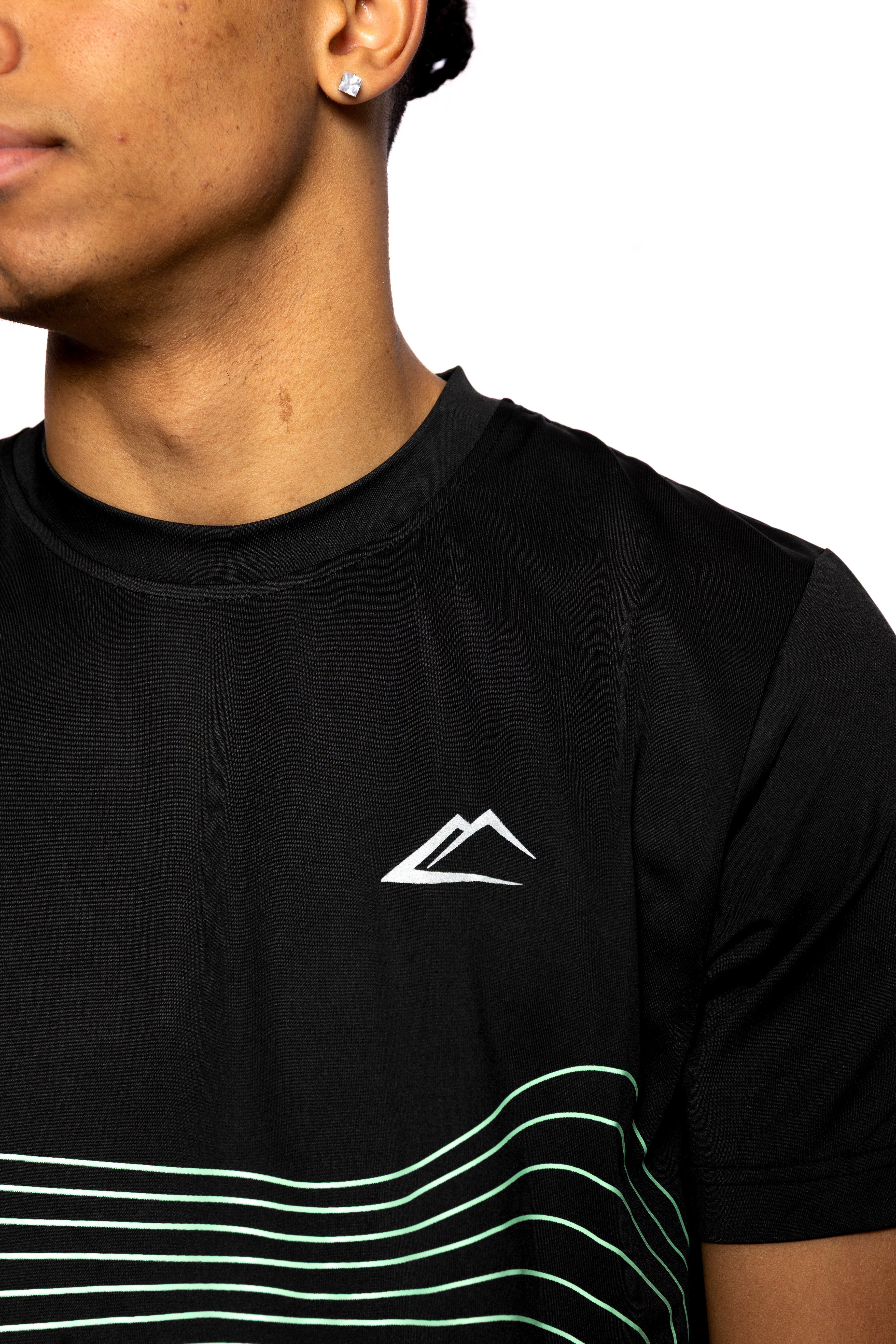 Wave T-Shirt - Vapourgreen/Black