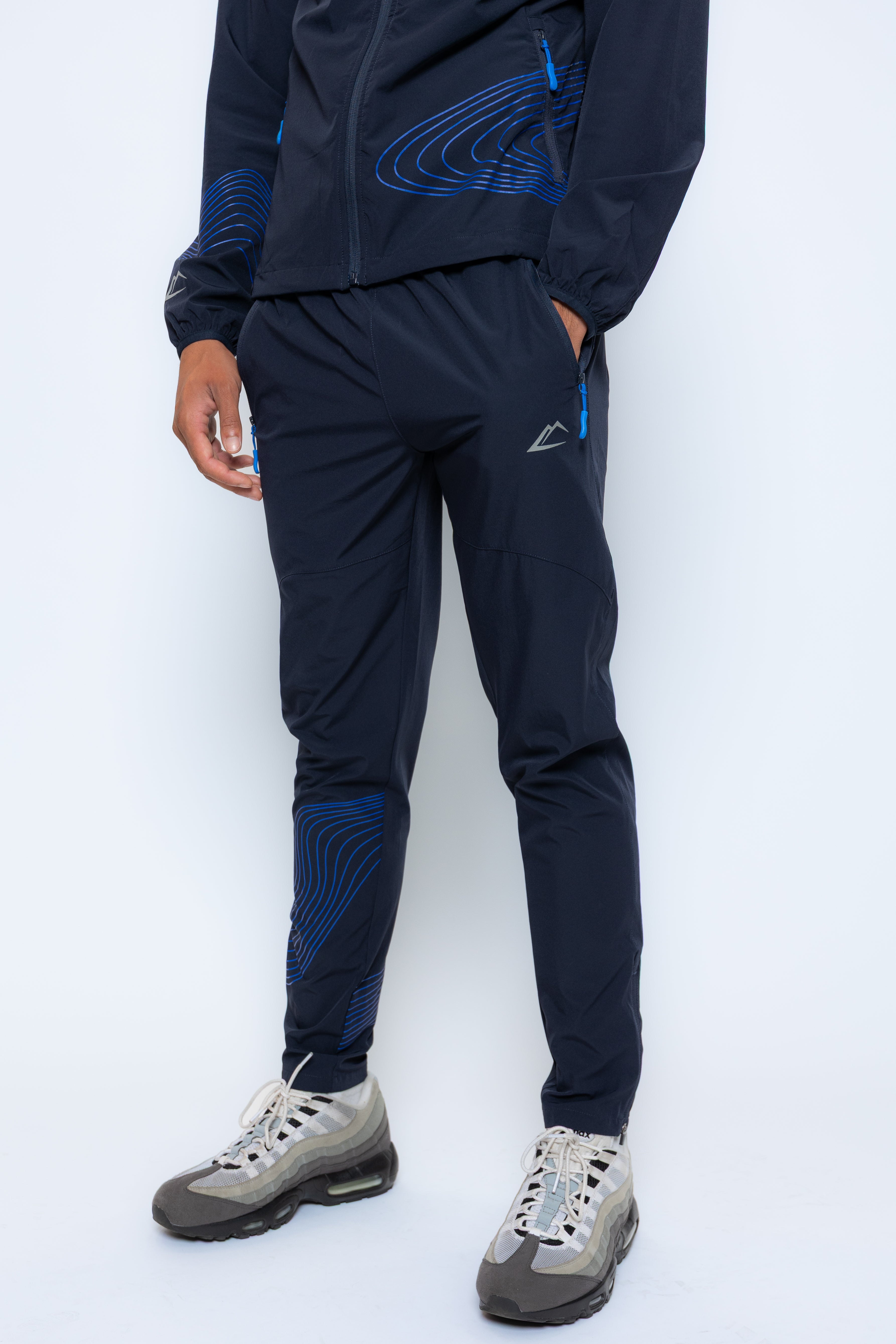 Wave Bottoms - Navy/Royal Blue