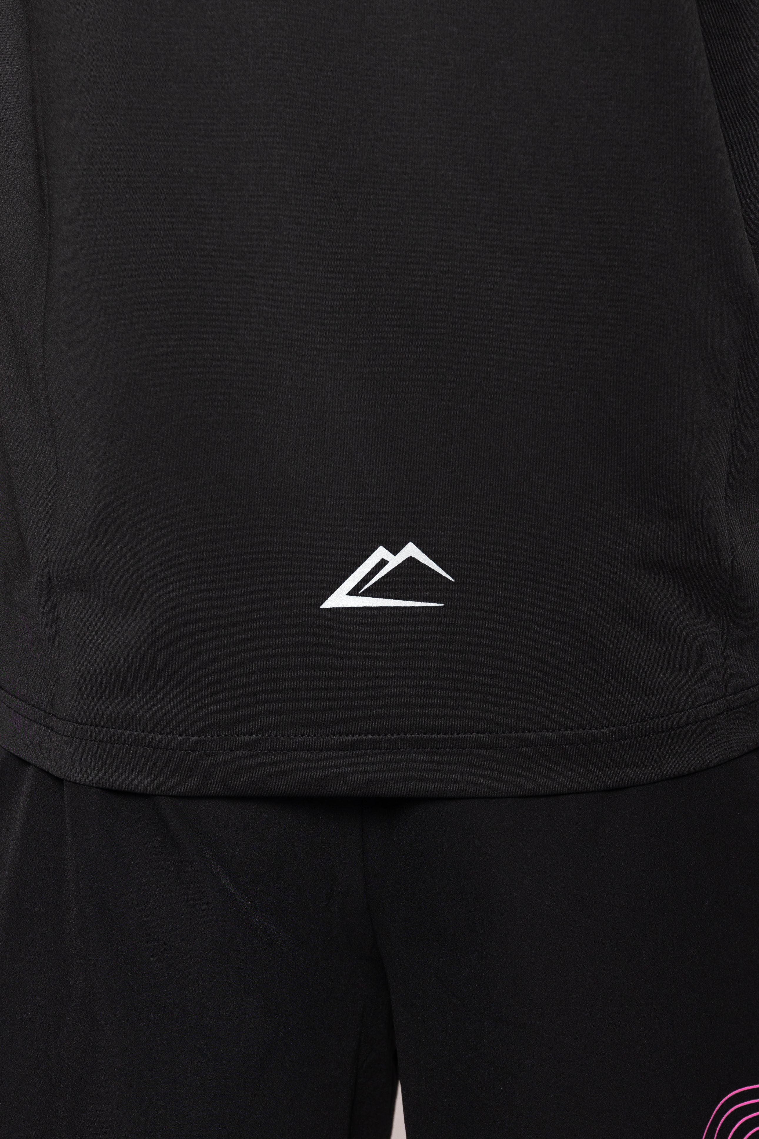 Wave T-Shirt - Hyper Pink/Black
