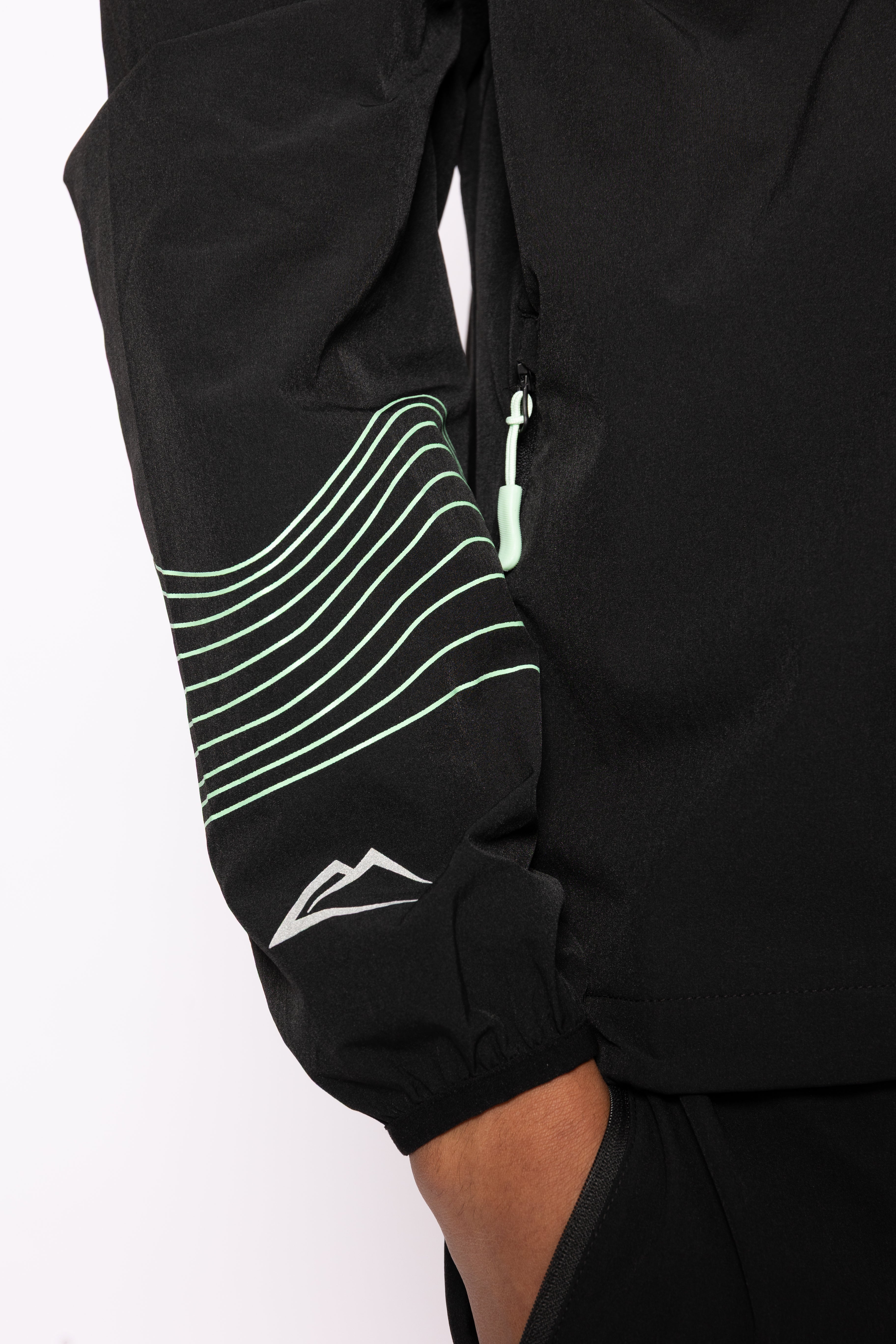 Wave Jacket - Vapourgreen/Black