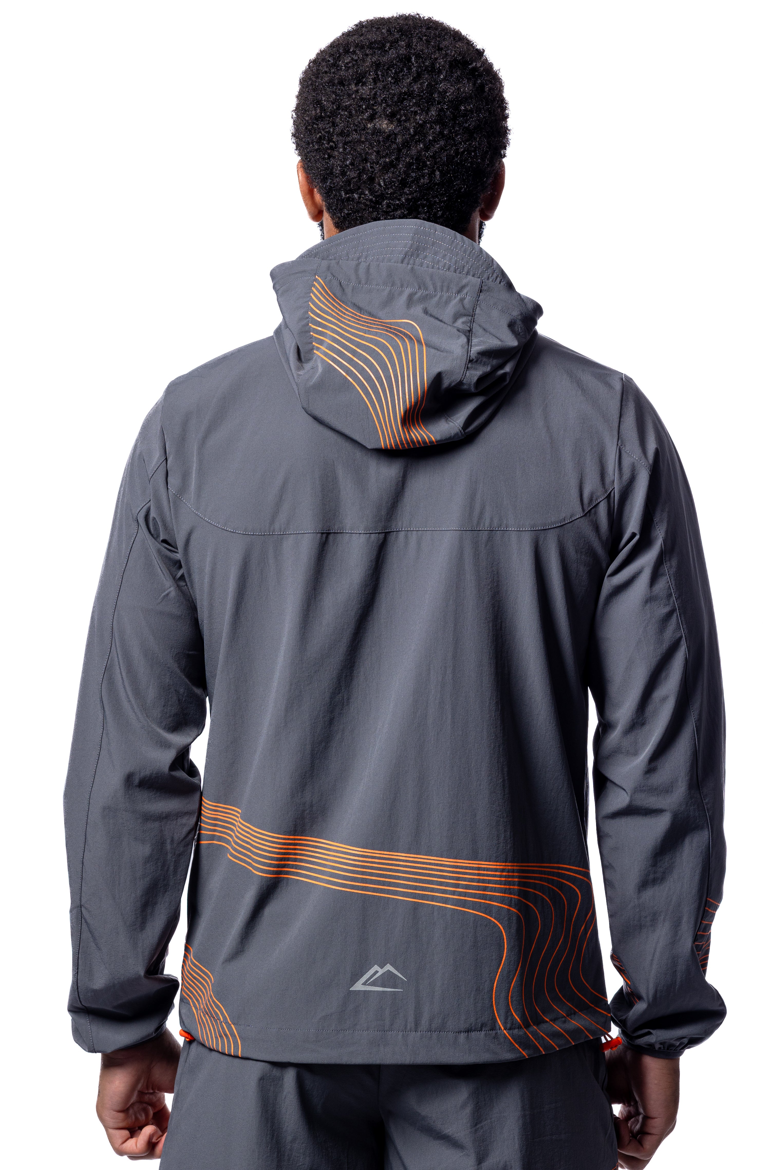 Wave Jacket - Mandarin/Grey