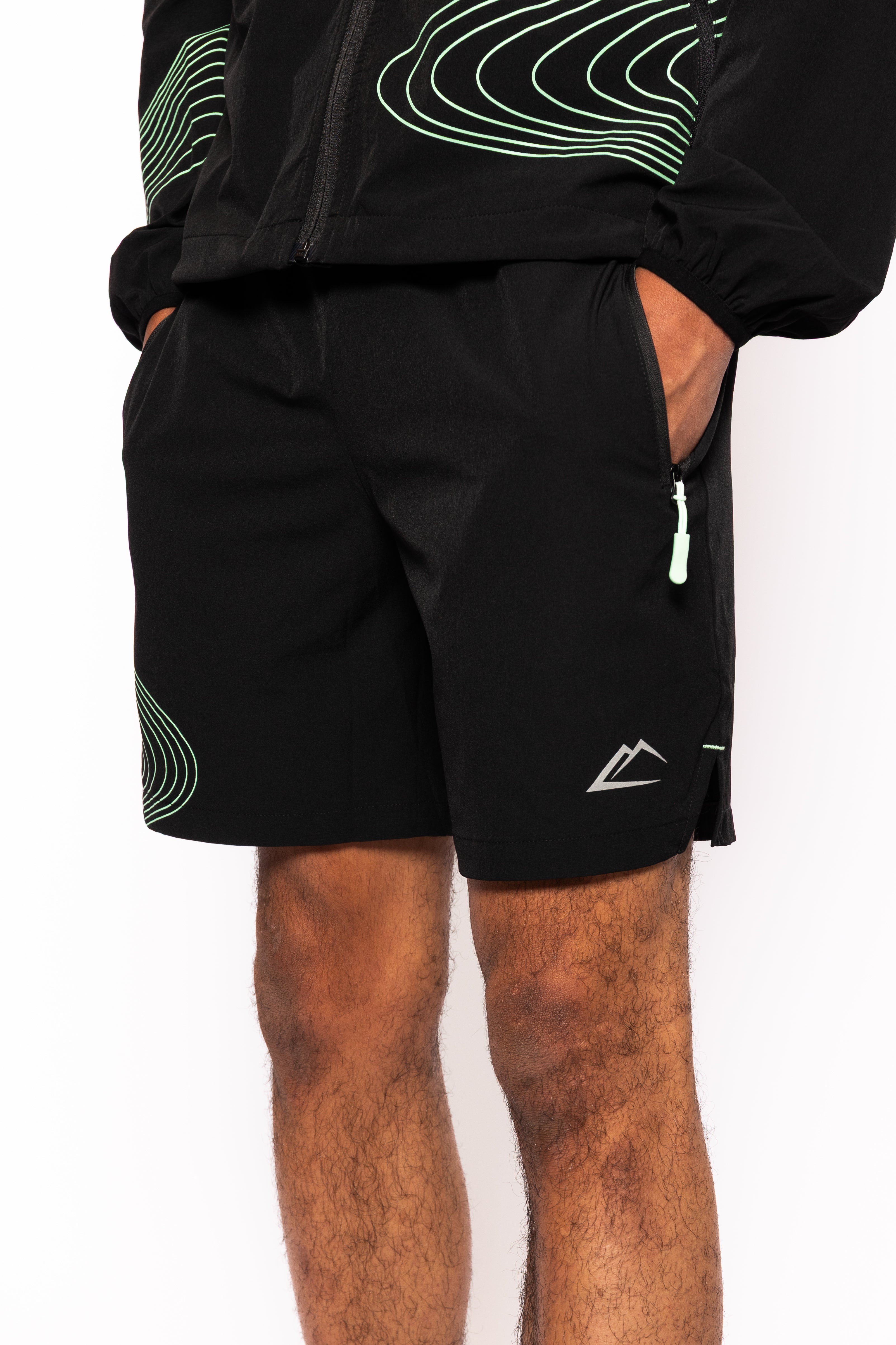 Wave Shorts - Vapourgreen/Black