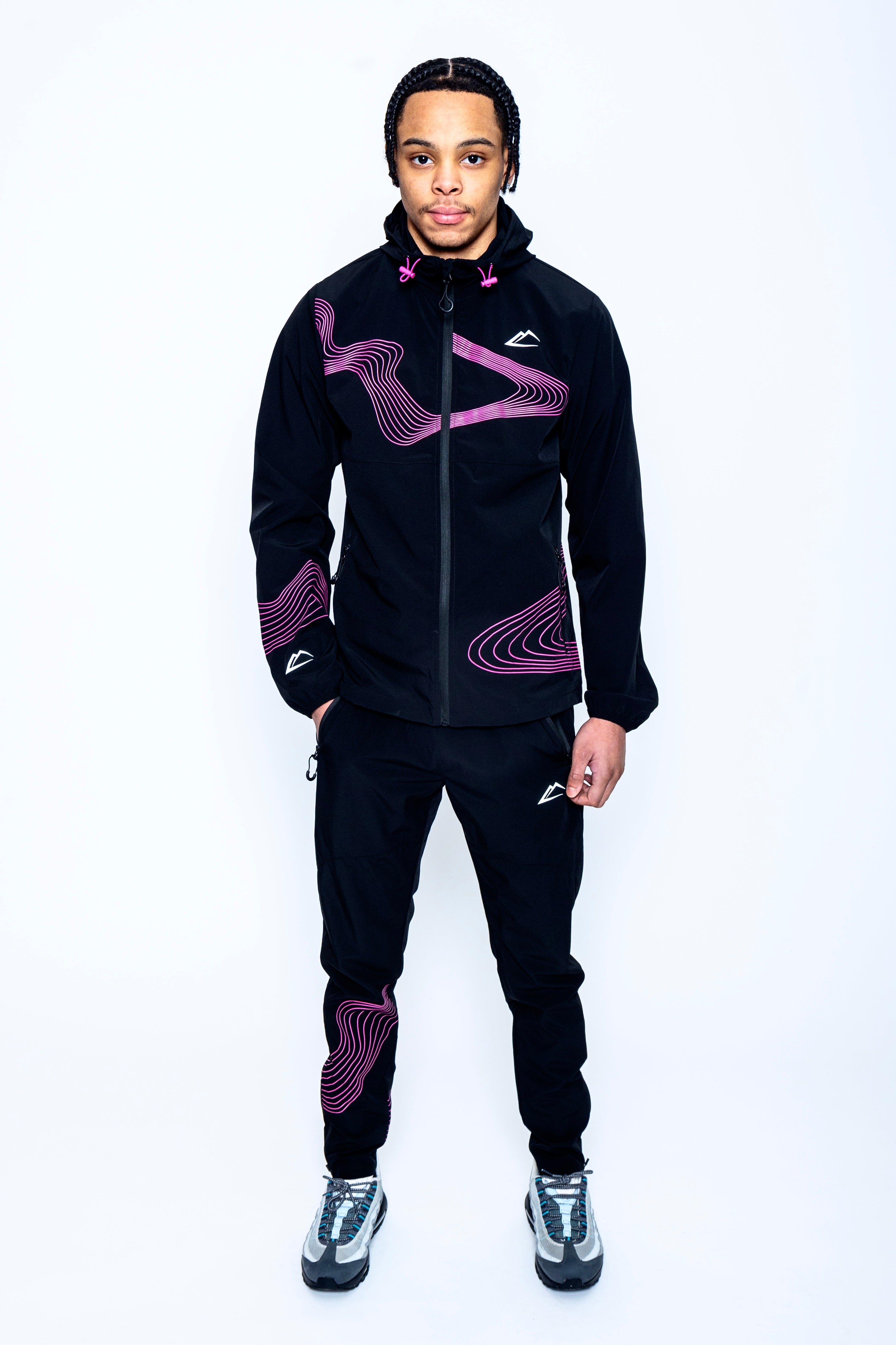 Wave Jacket - Hyper Pink/Black