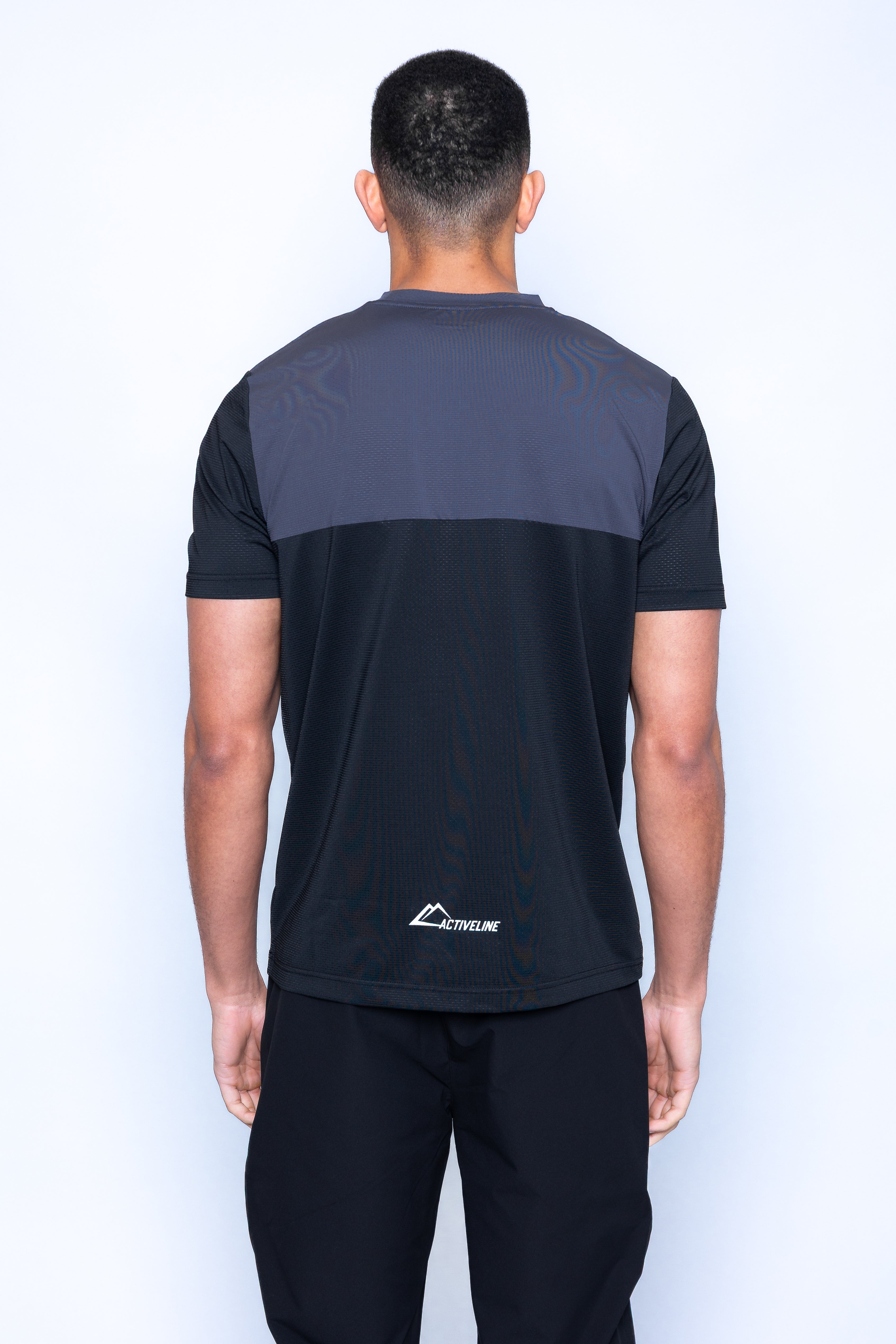 Strike Tee - Black/Blue