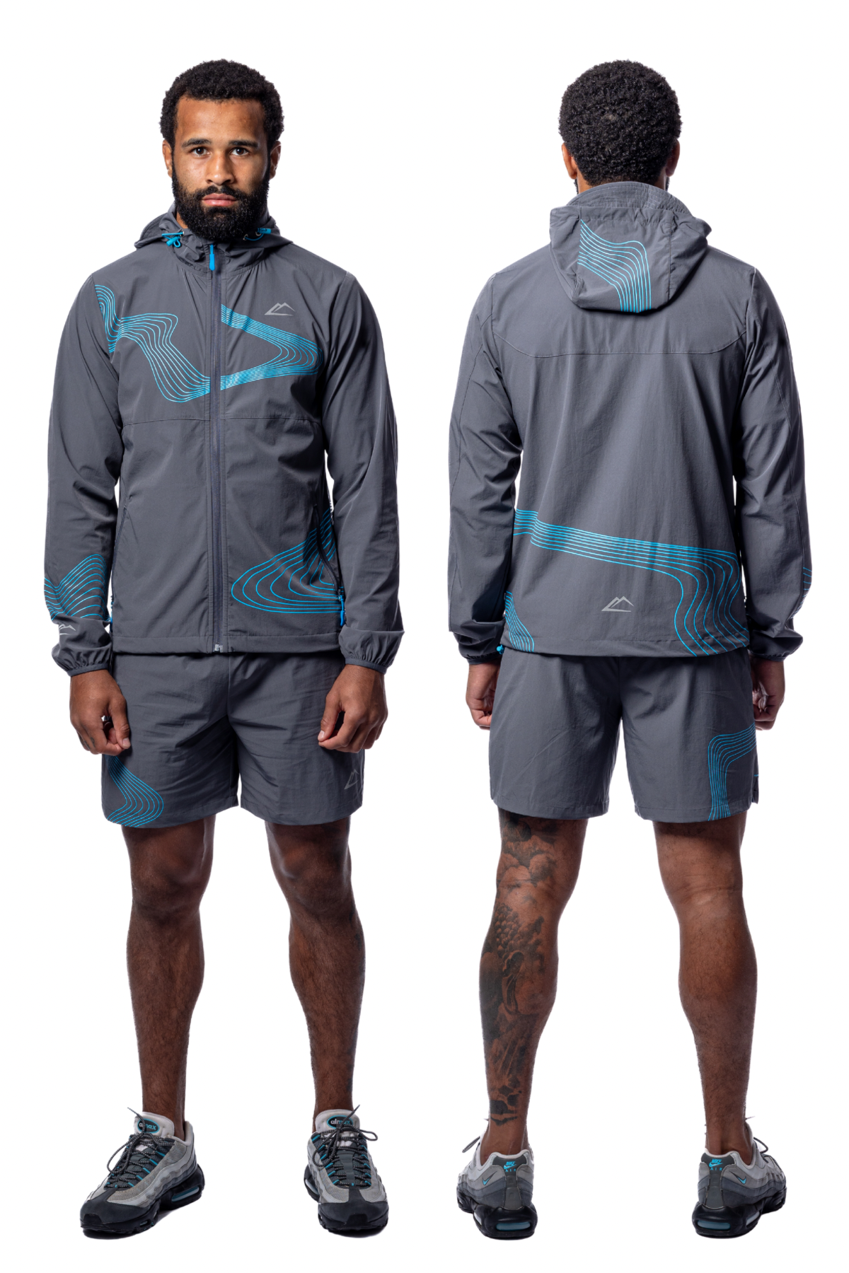 Wave Jacket Set - Baltic Blue/Grey
