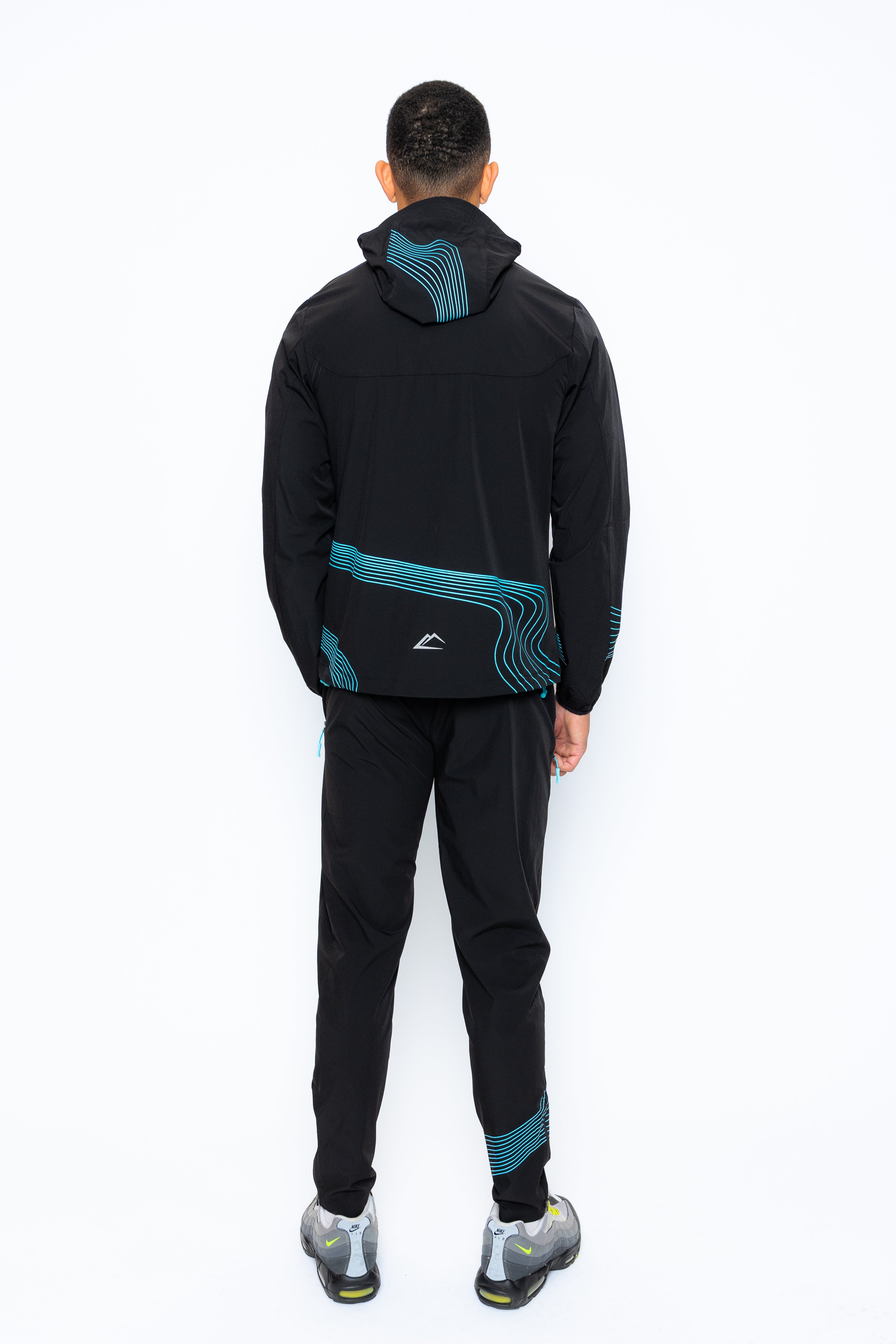 Wave Bottoms - Black/Turquoise