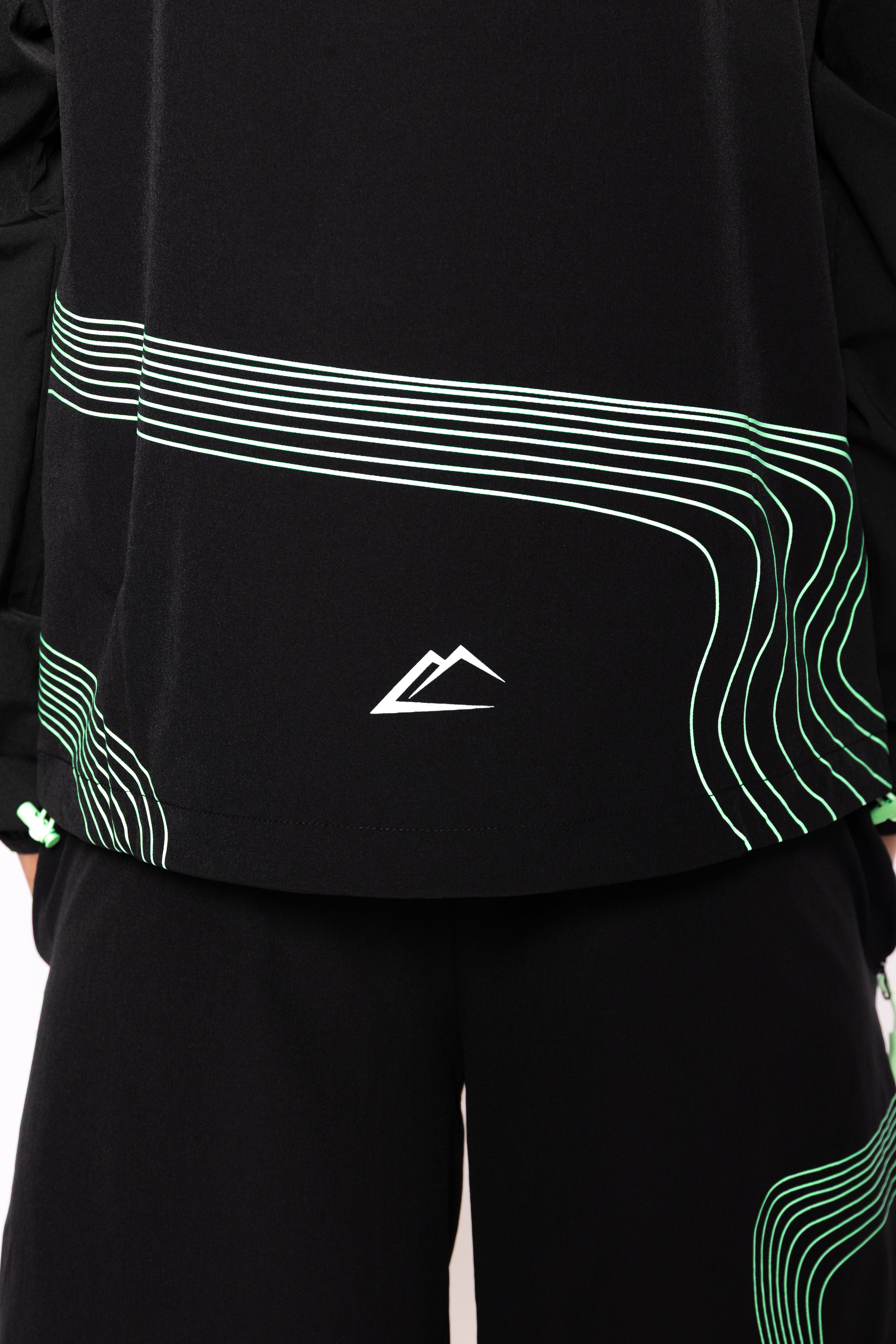 Wave Jacket - Vapourgreen/Black