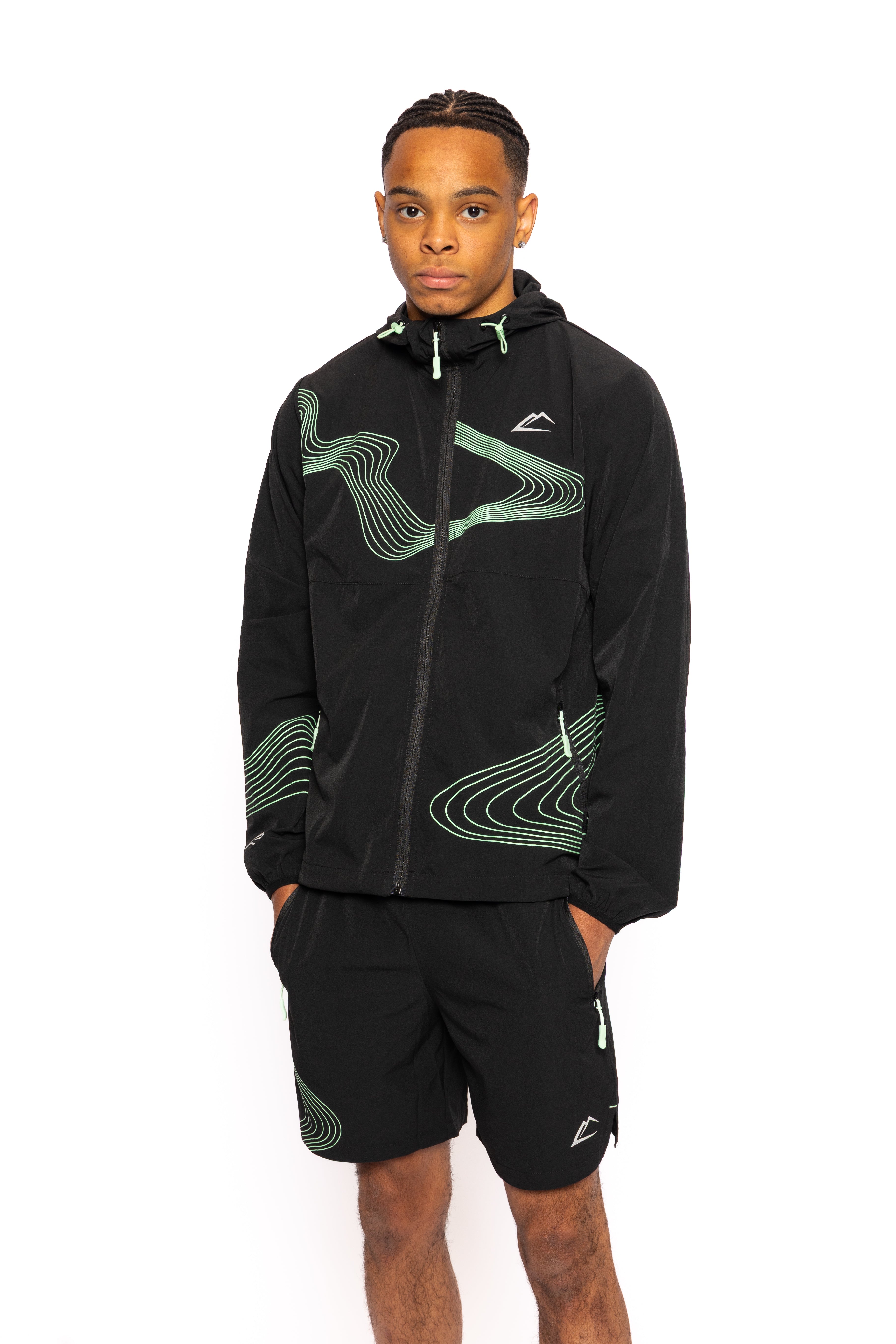 Wave Jacket - Vapourgreen/Black