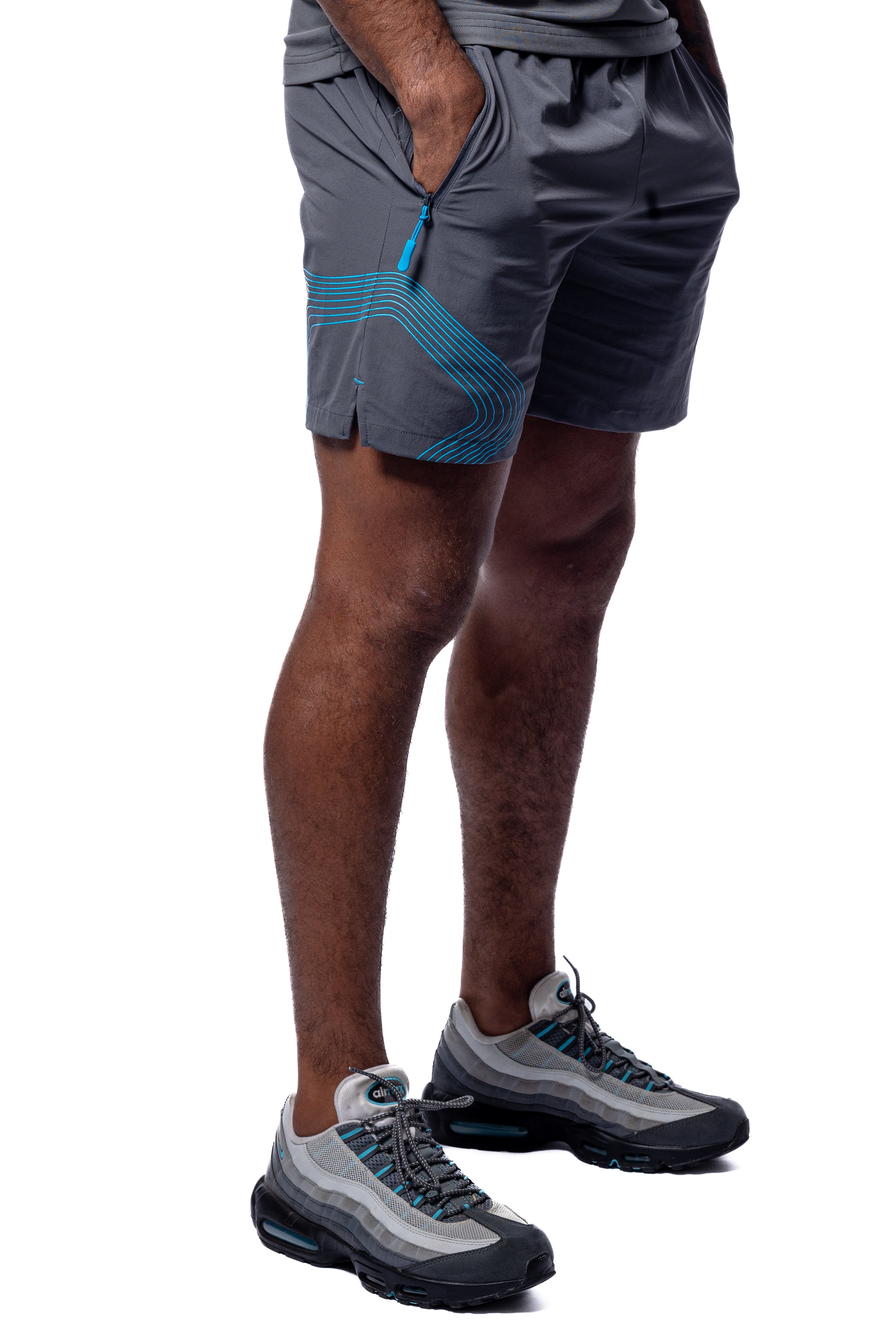 Wave Shorts - Baltic Blue/Grey