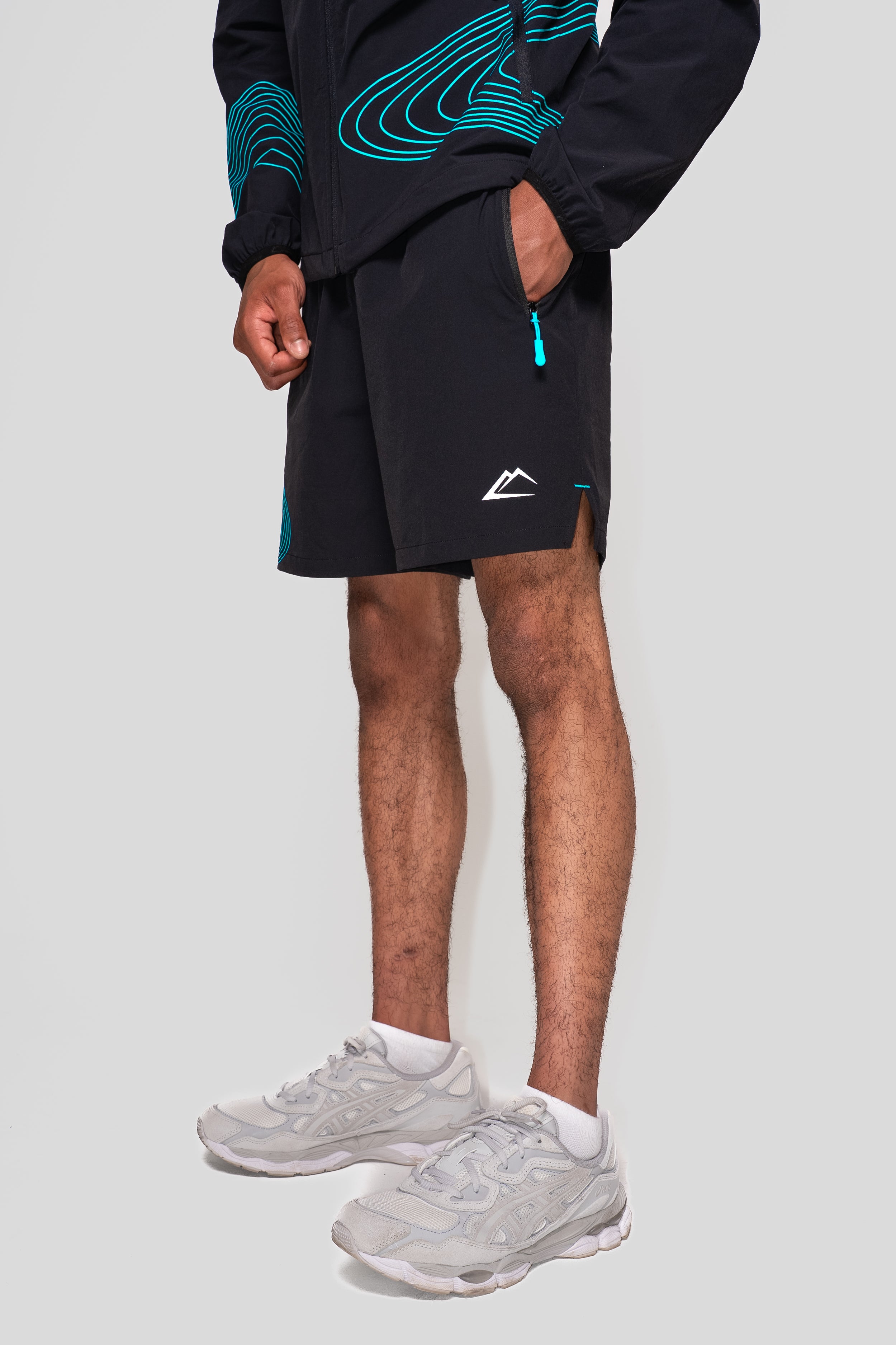 Wave 2.0 Windrunner Set - Turquoise/Black