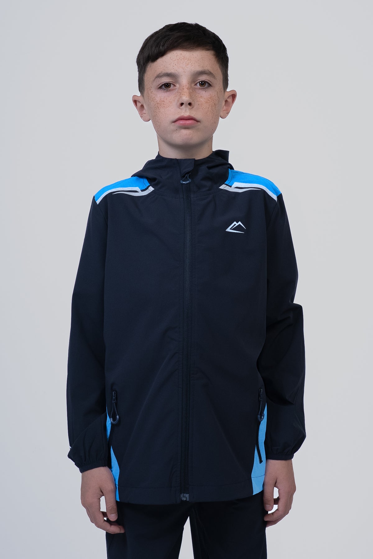 Juniors Tempo Jacket - Navy/Cobalt Blue