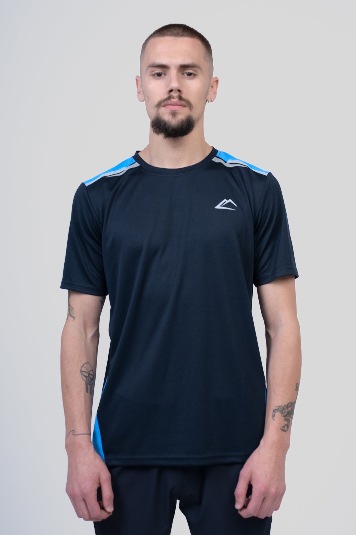 Tempo Tee - Navy/Cobalt Blue