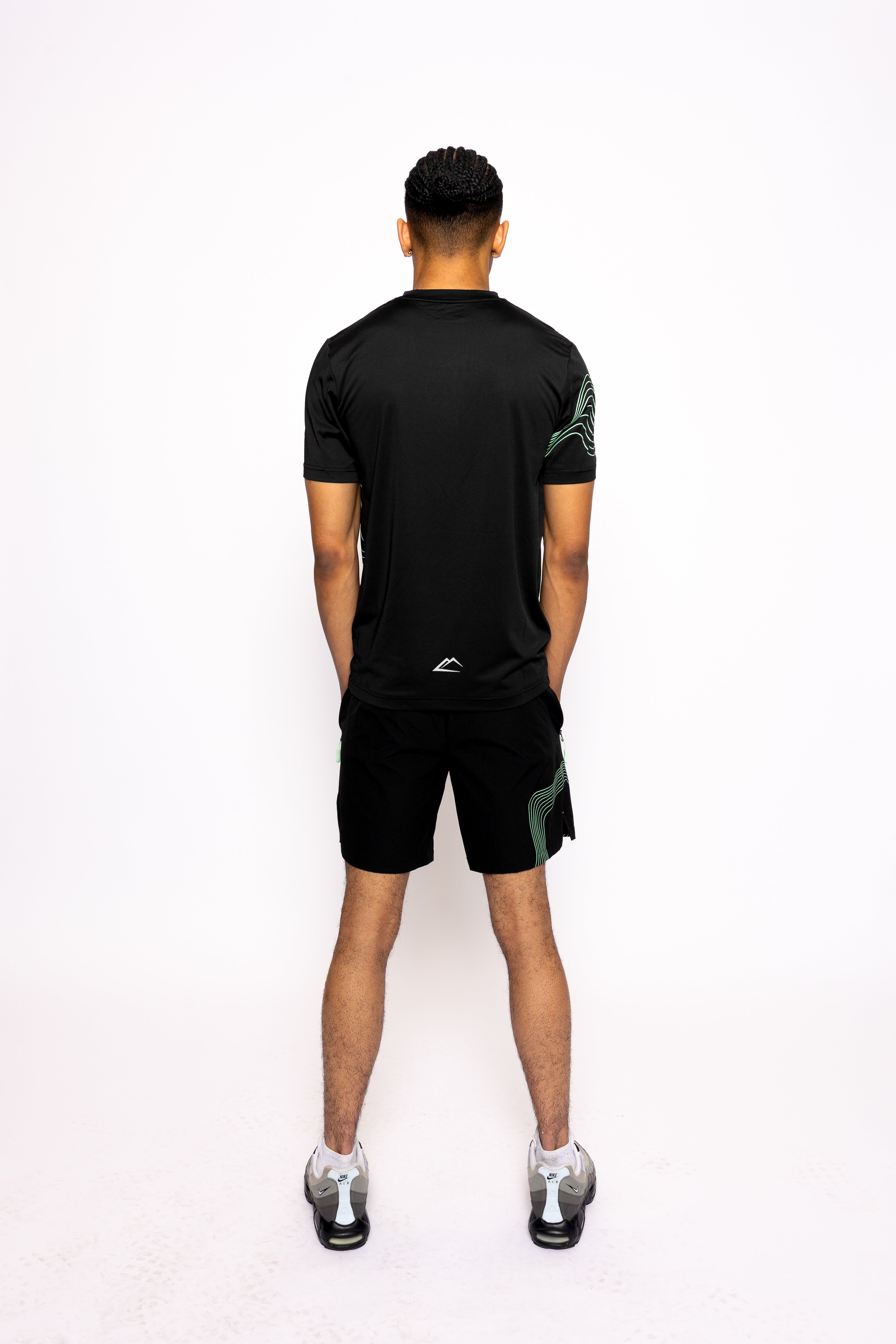 Wave T-Shirt - Vapourgreen/Black