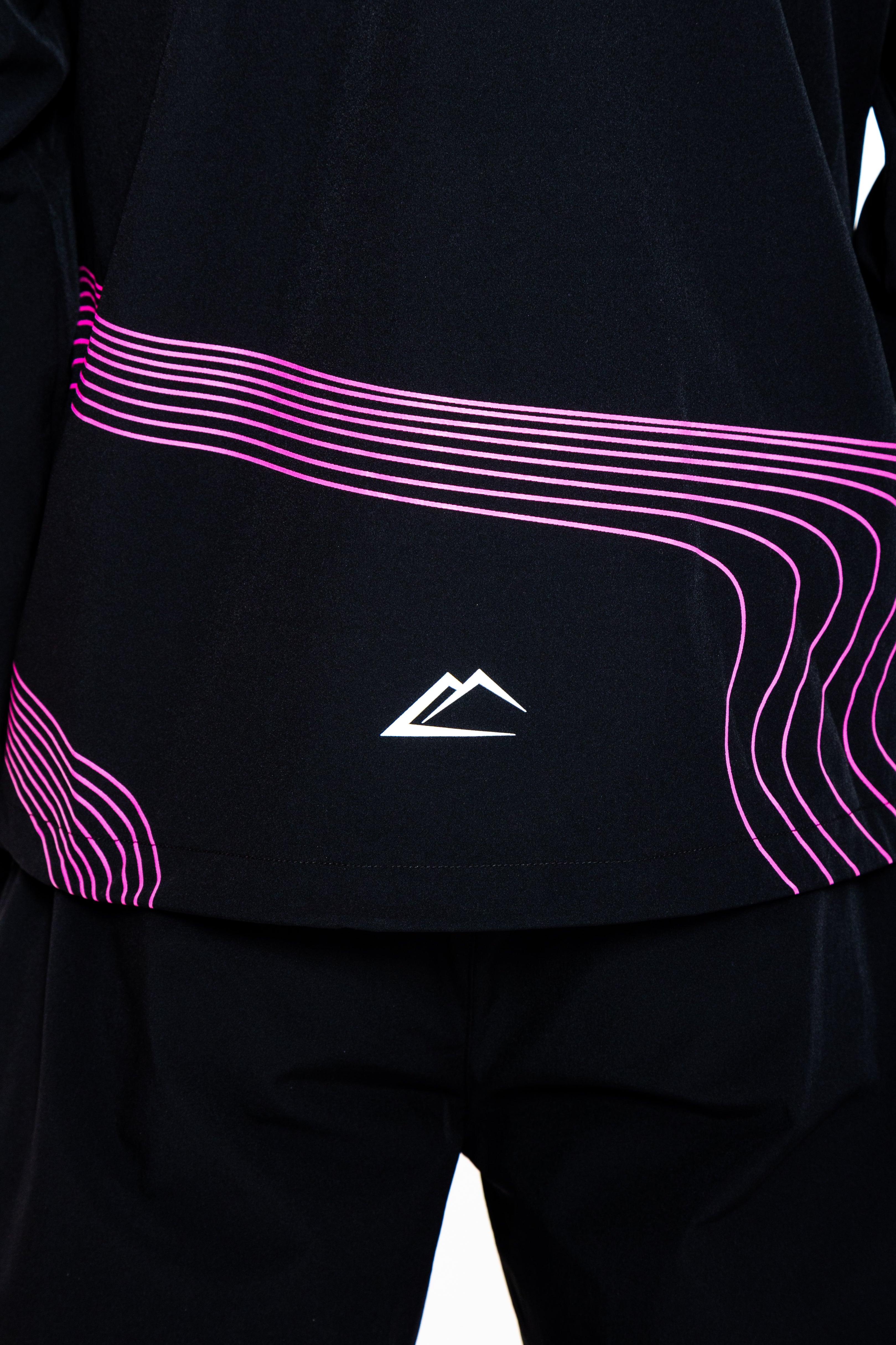 Wave Jacket - Hyper Pink/Black