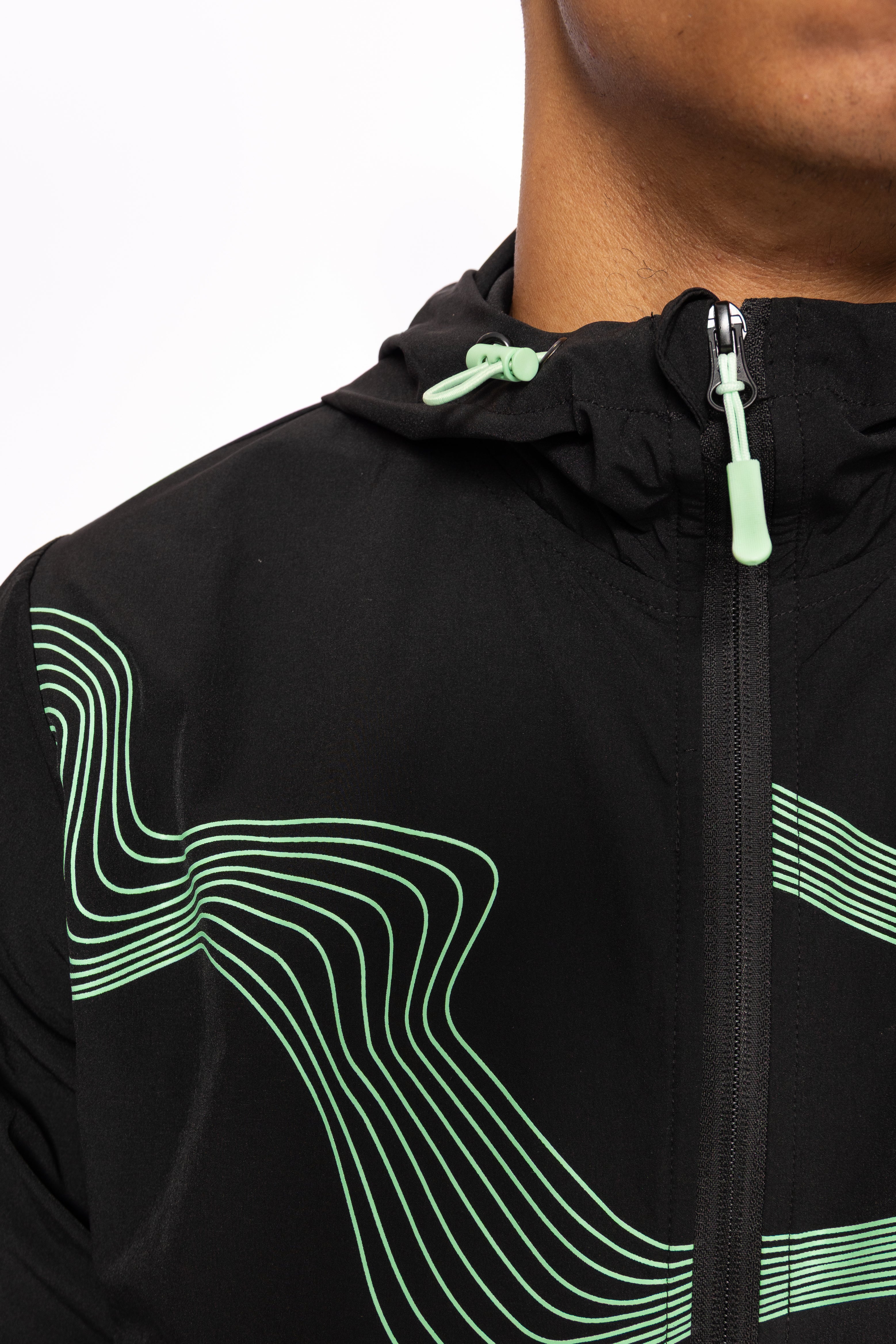 Wave Jacket - Vapourgreen/Black