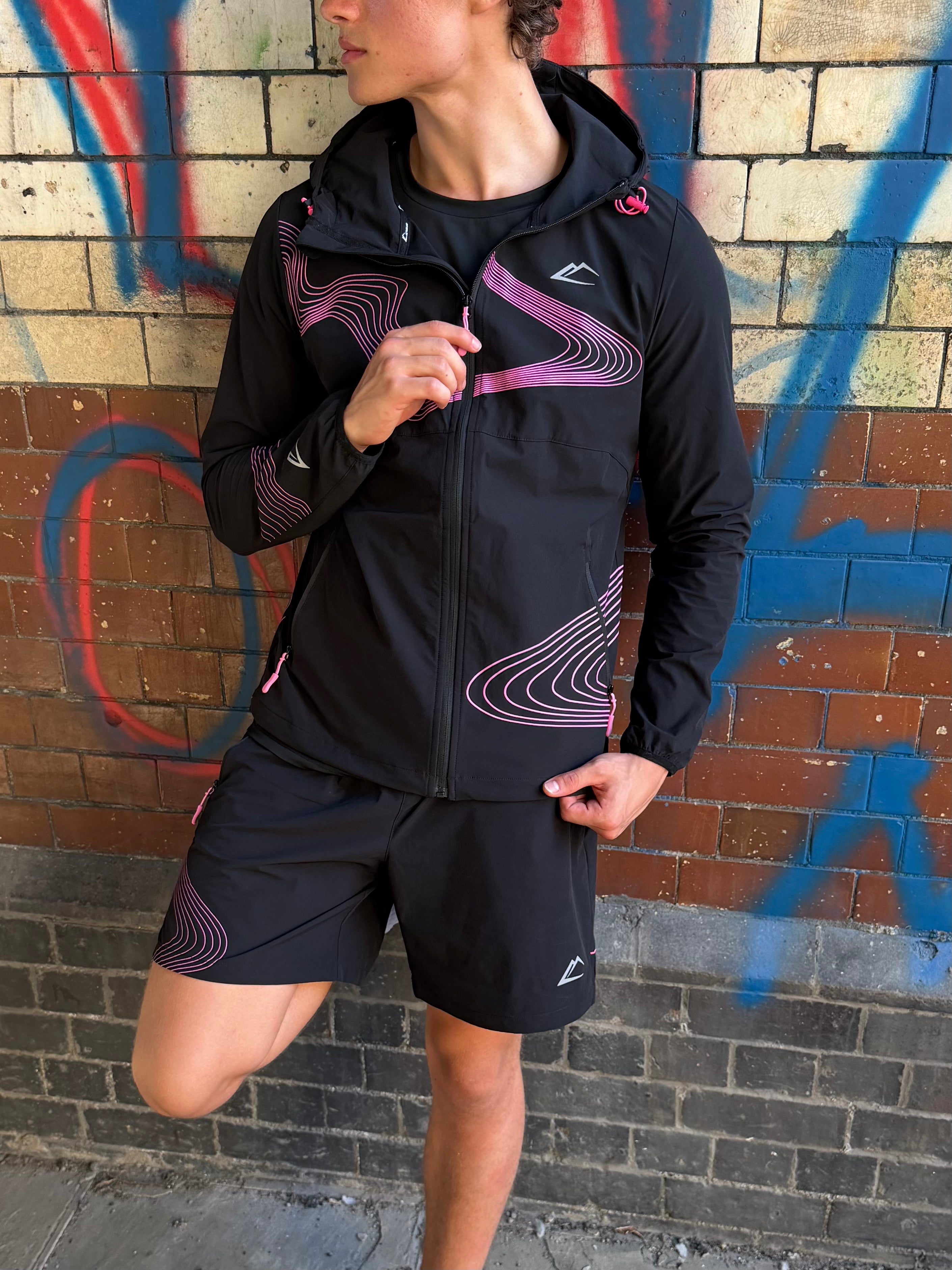Wave 2.0 Windrunner Set - Hyper Pink/Black
