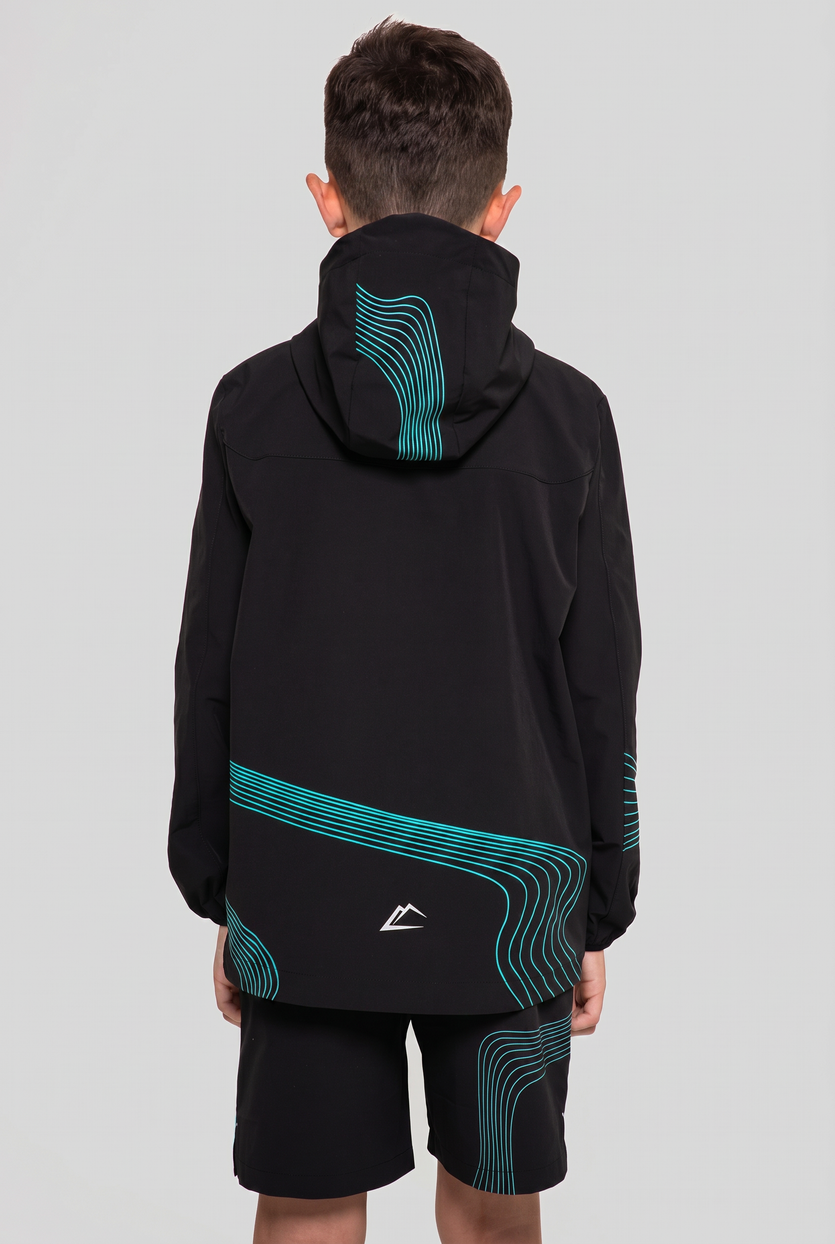 Juniors Wave Jacket - Turquoise/Black