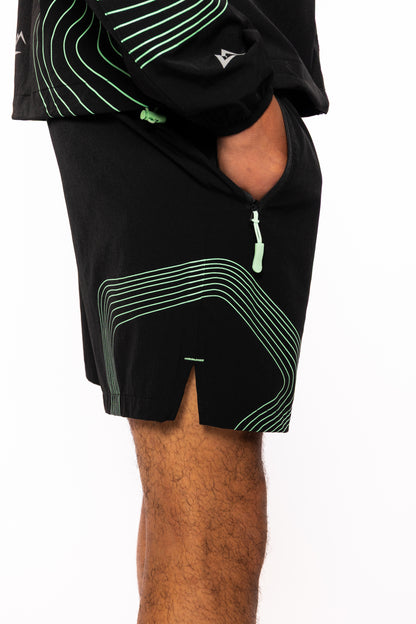 Wave Shorts - Vapourgreen/Black