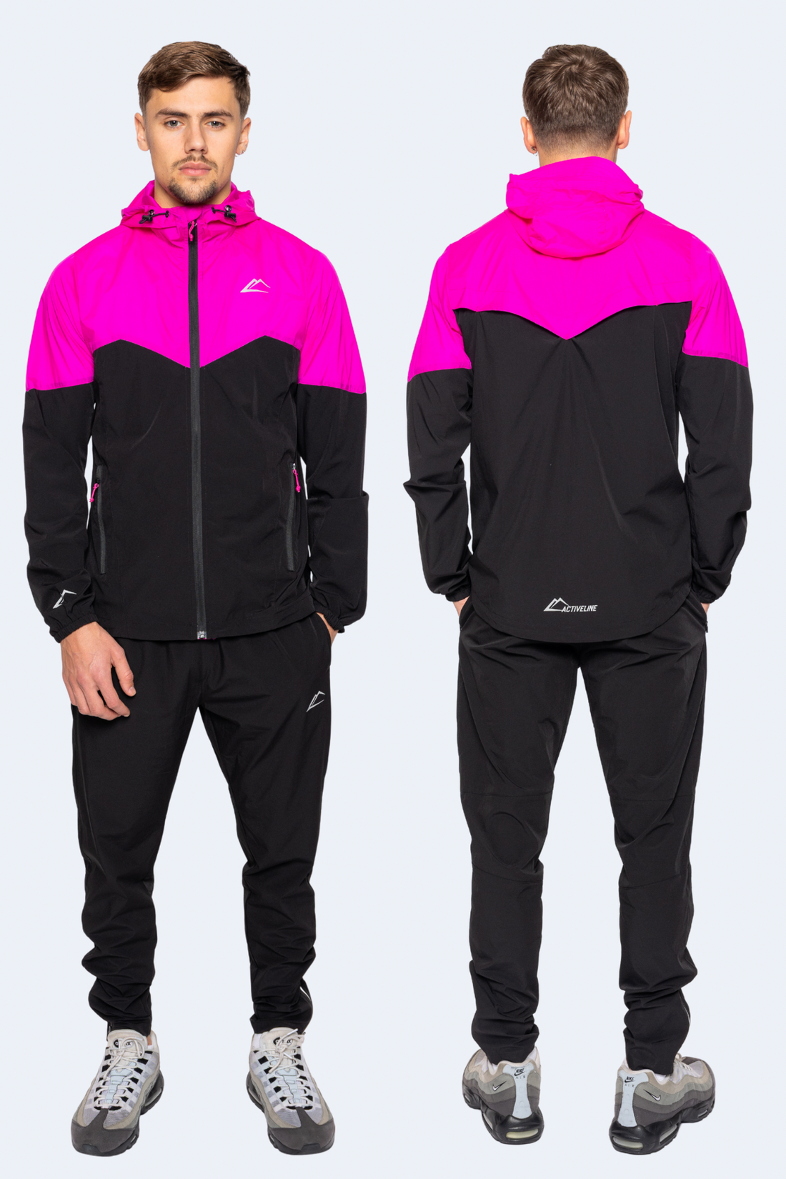 Surge Tracksuit - Black/Hyper Pink