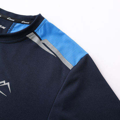 Tempo Tee - Navy/Cobalt Blue