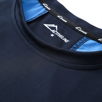 Tempo Tee - Navy/Cobalt Blue