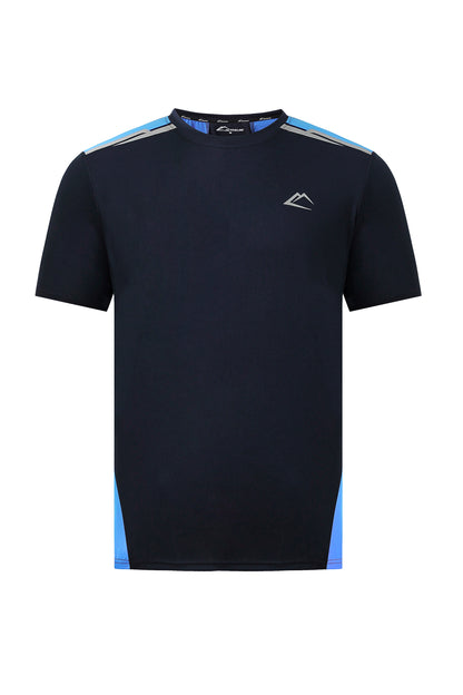Tempo Tee - Navy/Cobalt Blue