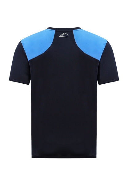 Tempo Tee - Navy/Cobalt Blue