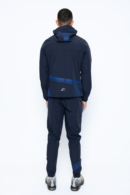Wave Tracksuit - Navy/Royal Blue