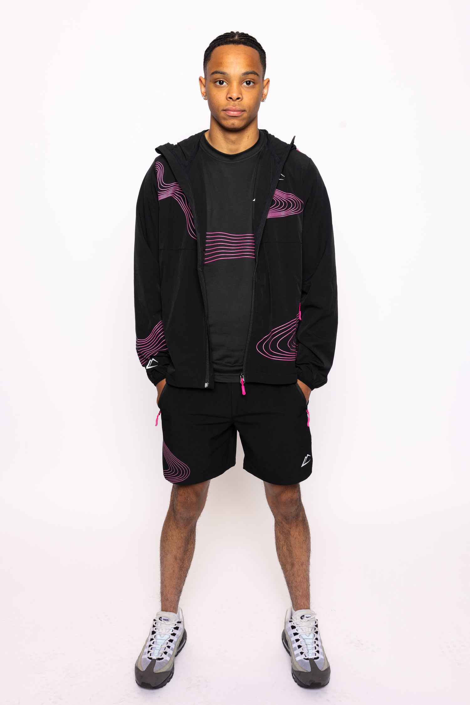 Wave Tri-Set - Hyper Pink/Black