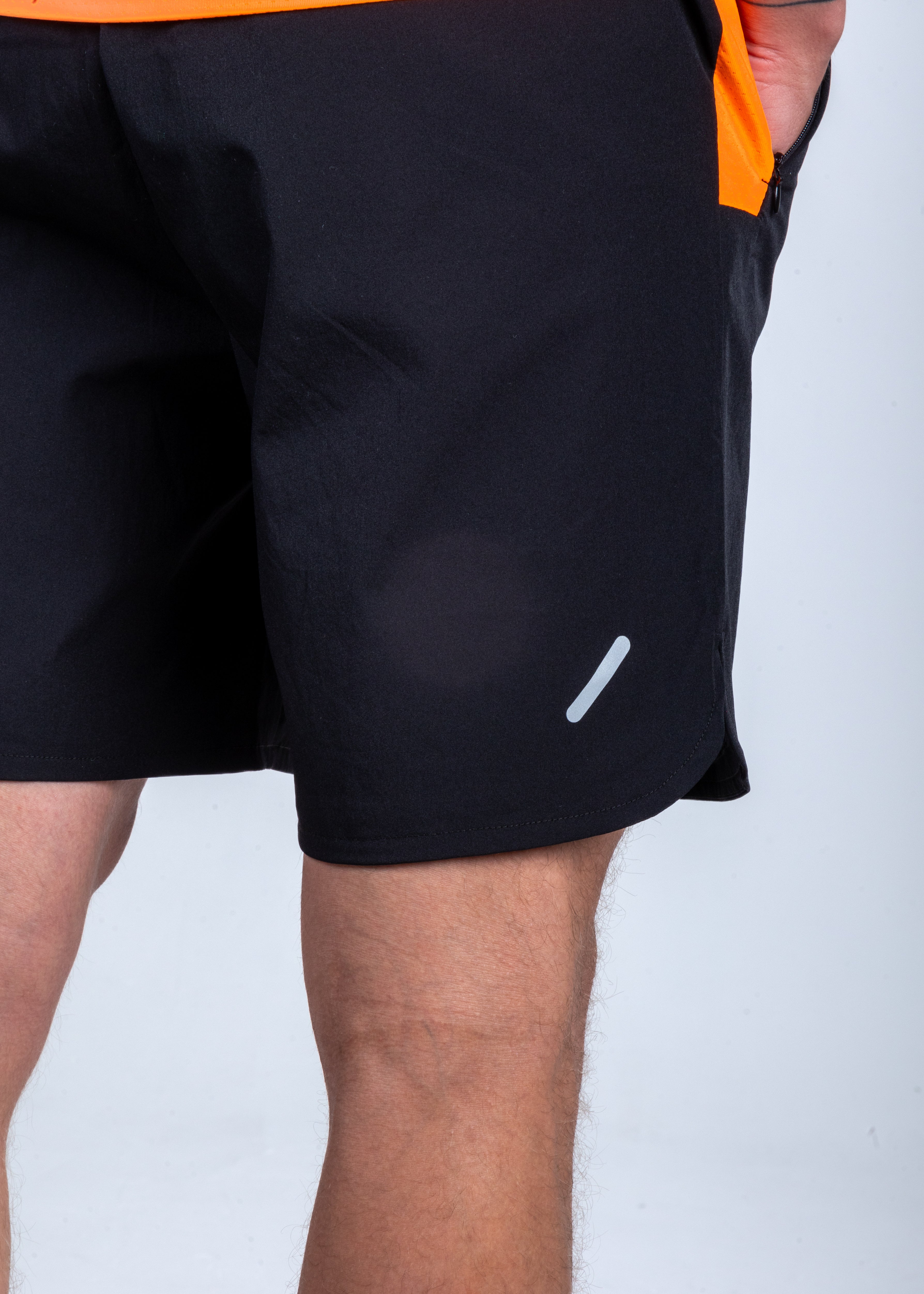 Terra Shorts - Black/Neon Orange