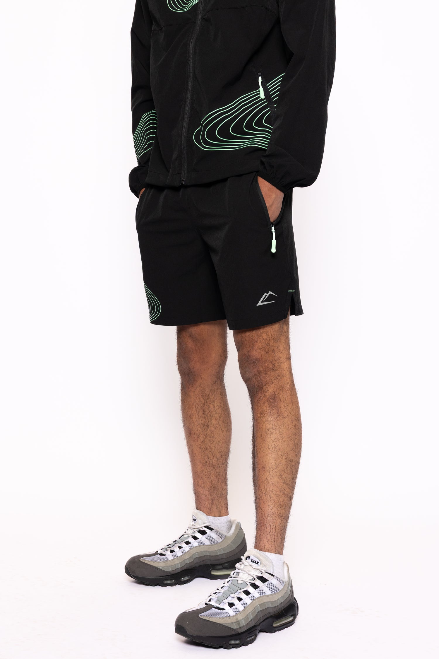 Wave Shorts - Vapourgreen/Black