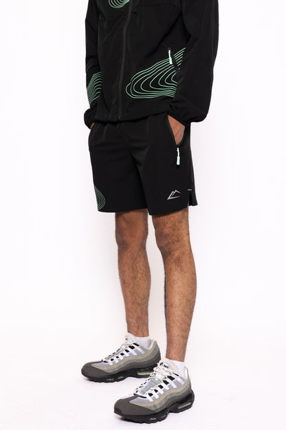 Wave Shorts - Vapourgreen/Black