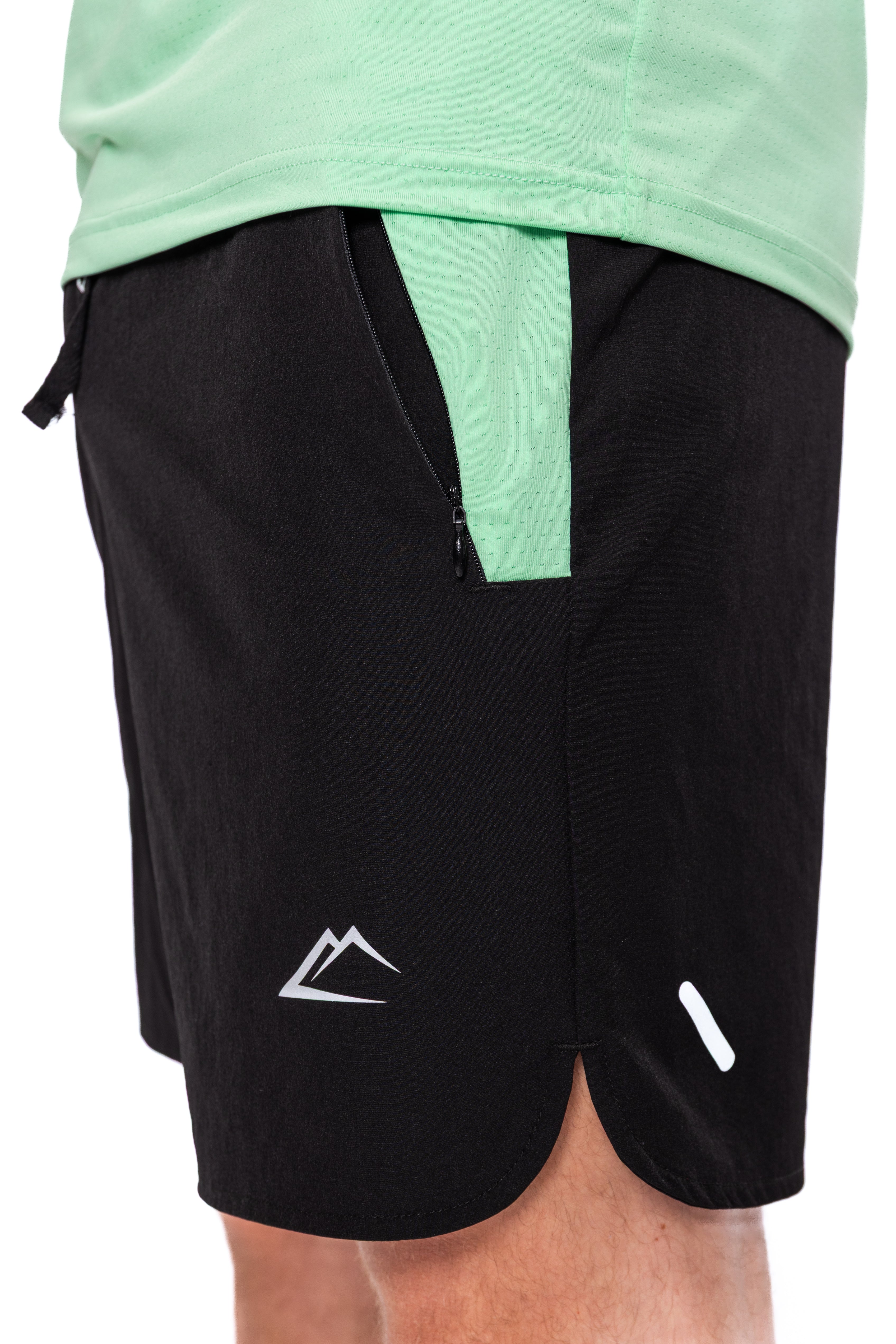 Terra Shorts - Seafoam Green/Black