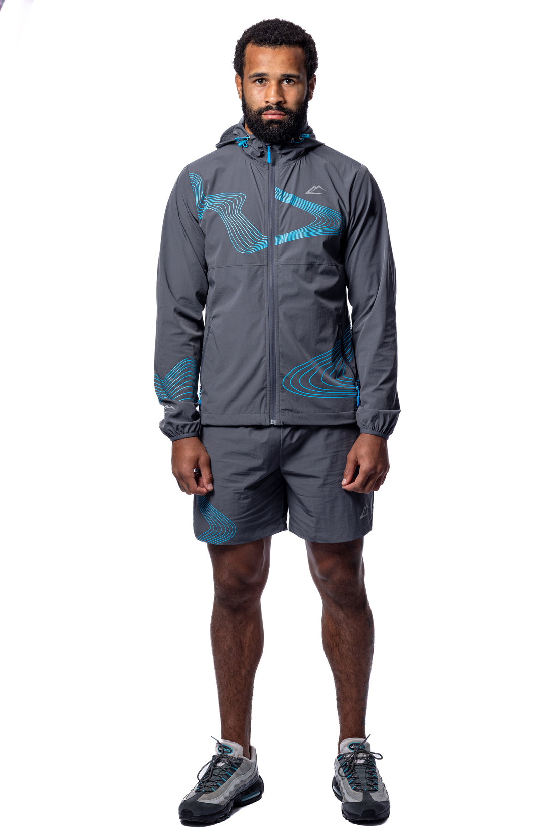 Wave Jacket Set - Baltic Blue/Grey