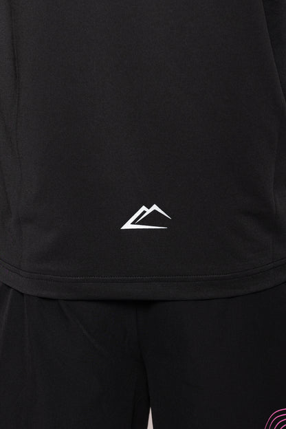 Wave T-Shirt - Hyper Pink/Black
