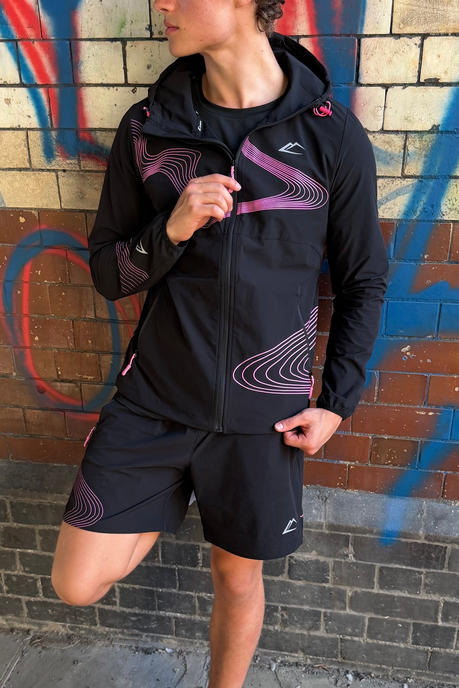 Wave 2.0 Windrunner Set - Hyper Pink/Black