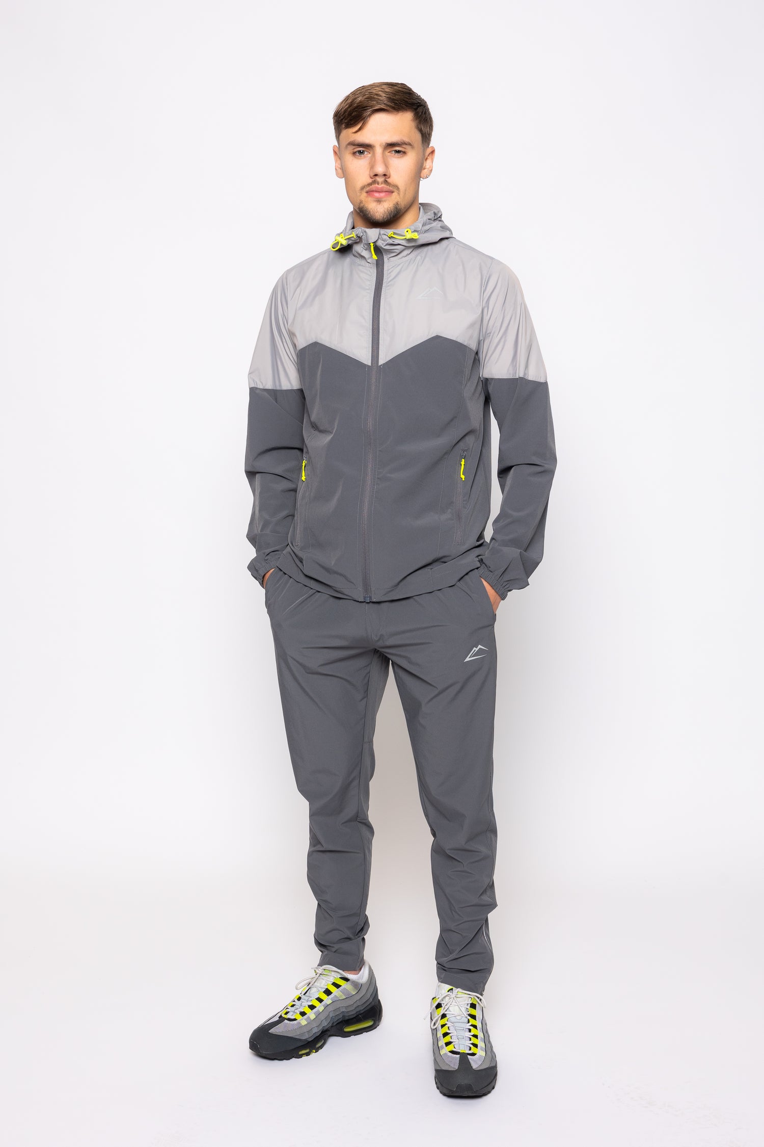Surge Tracksuit - Smoke Grey/Neon