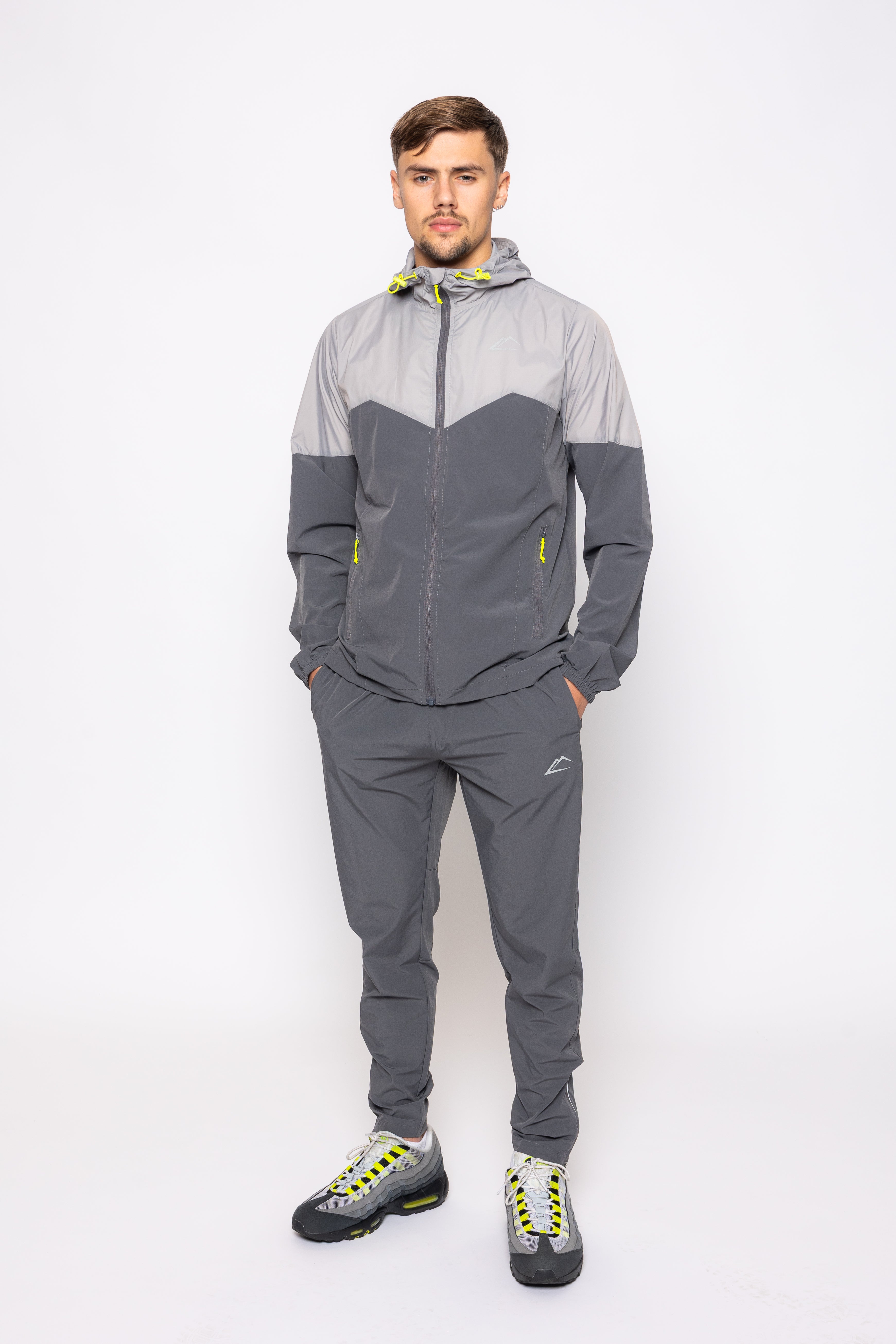 Surge Tracksuit - Smoke Grey/Neon