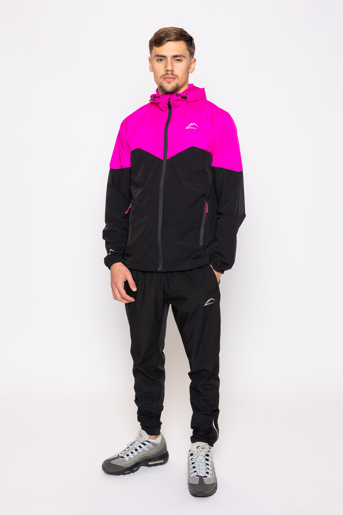 Surge Tracksuit - Black/Hyper Pink