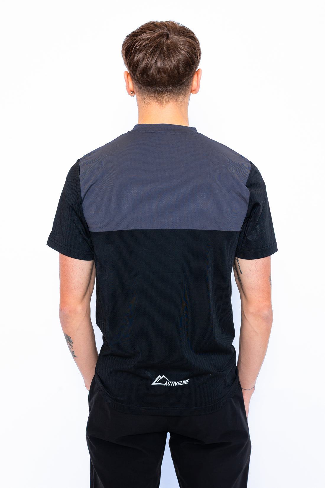 Strike Tee - Black/Blue
