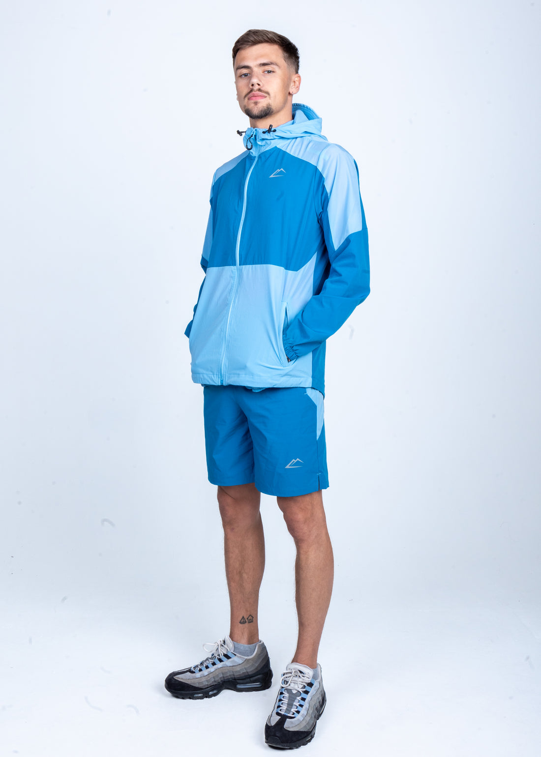 Storm Jacket &amp; Shorts Set - Ocean Blue/Aluminium