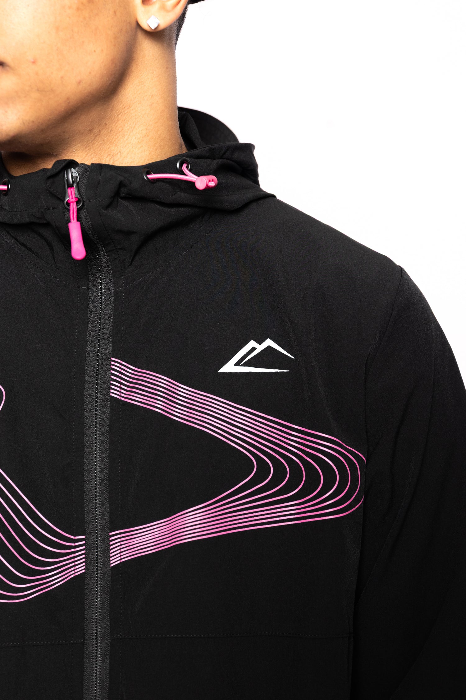 Wave Jacket - Hyper Pink/Black