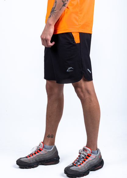 Terra Shorts - Black/Neon Orange