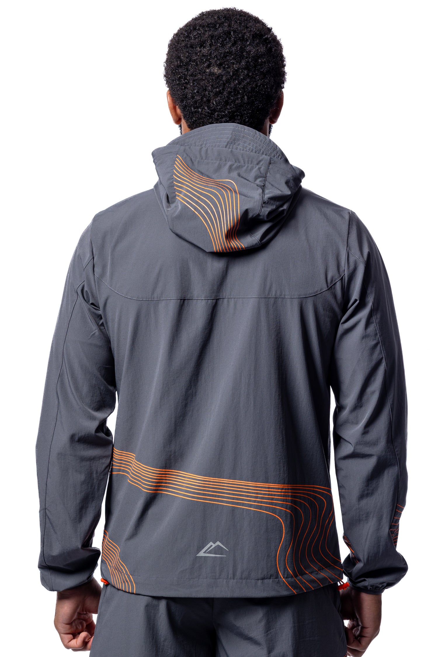 Wave Jacket - Mandarin/Grey