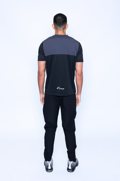 Strike Tee - Black/Blue