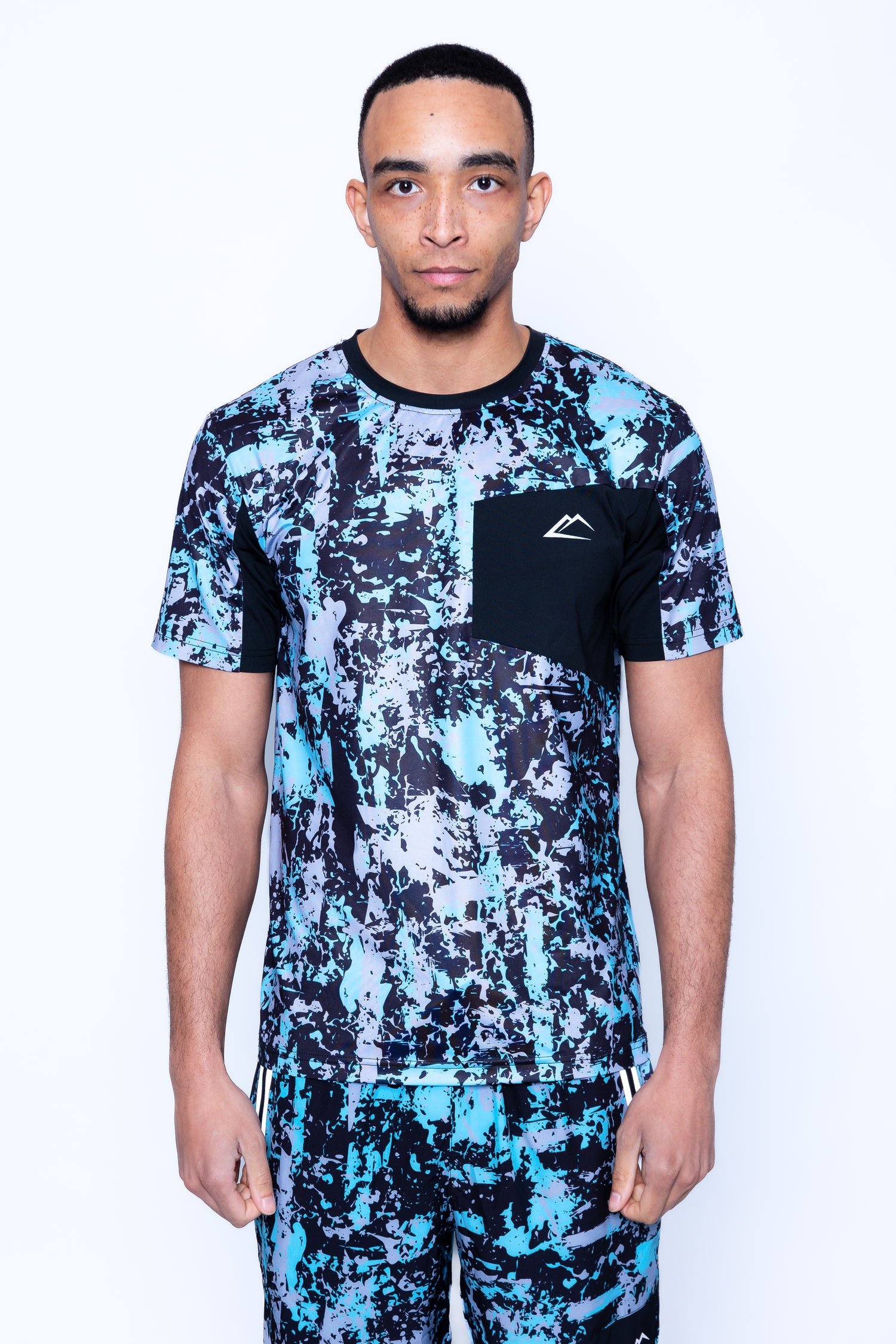 Colorado T-Shirt -  Turquoise/Multi