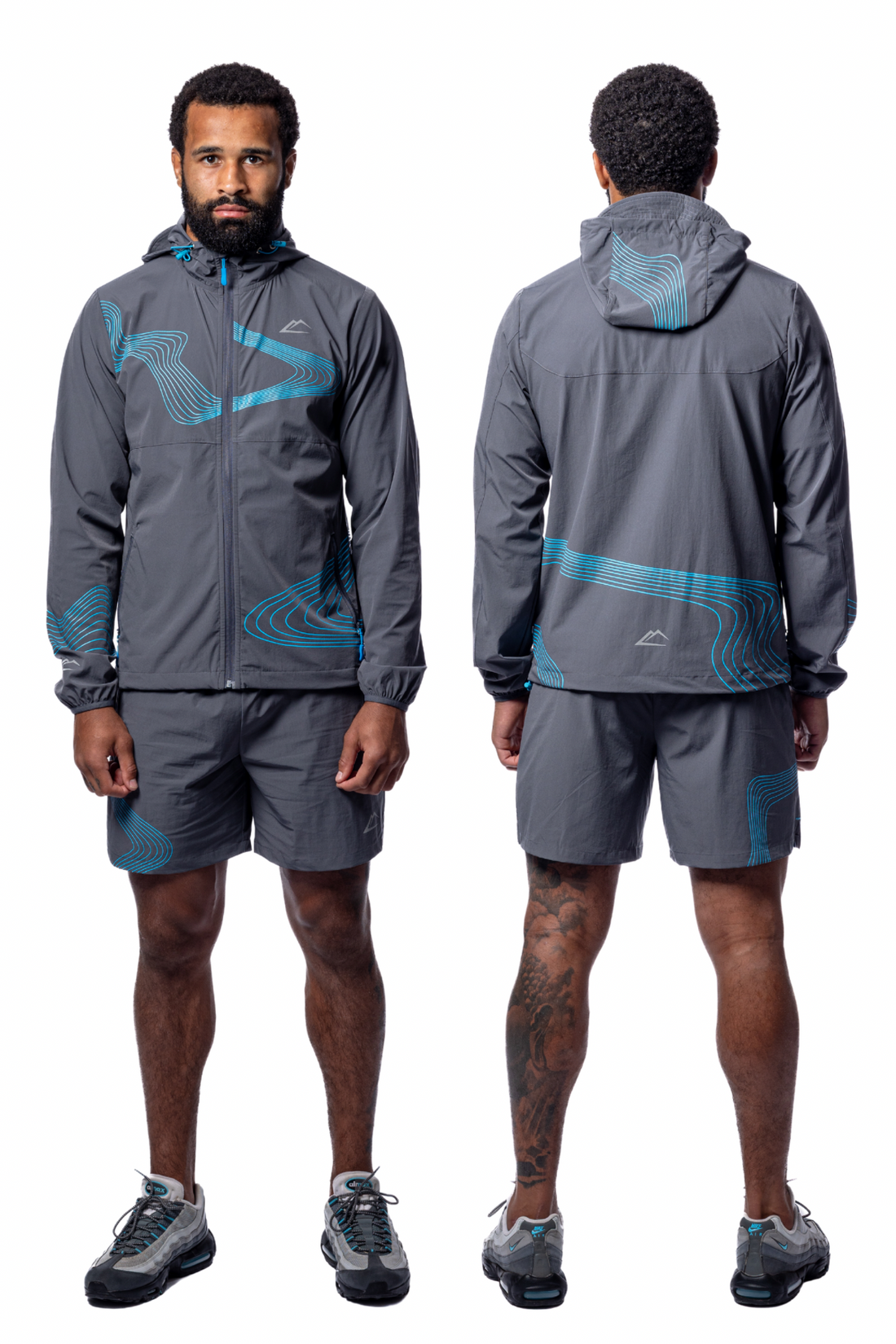 Wave Jacket Set - Baltic Blue/Grey